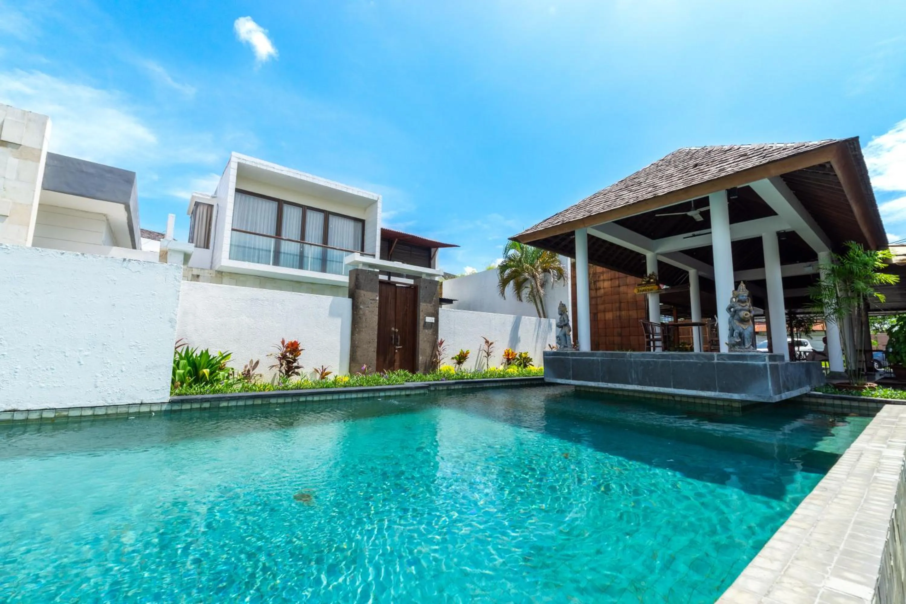 Pool view in Jay's Villa Umalas