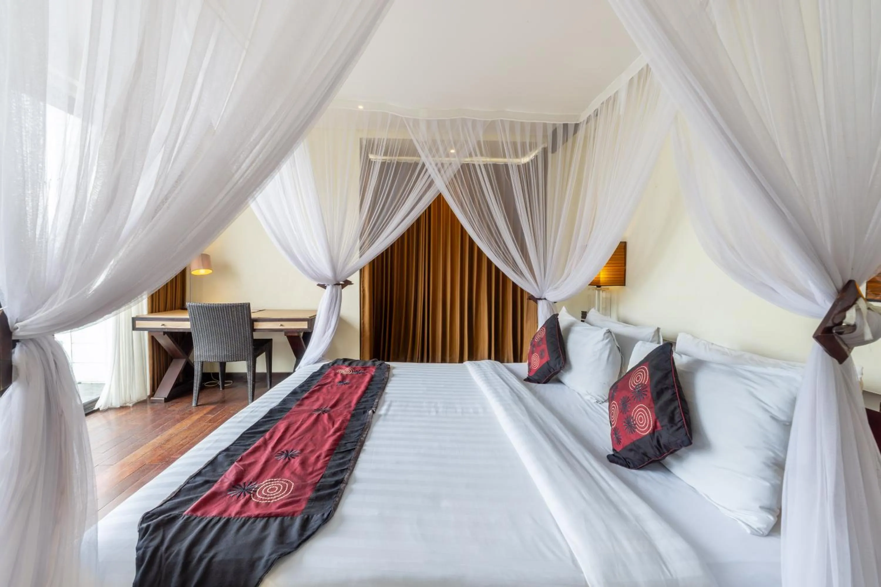 Bed in Jay's Villa Umalas