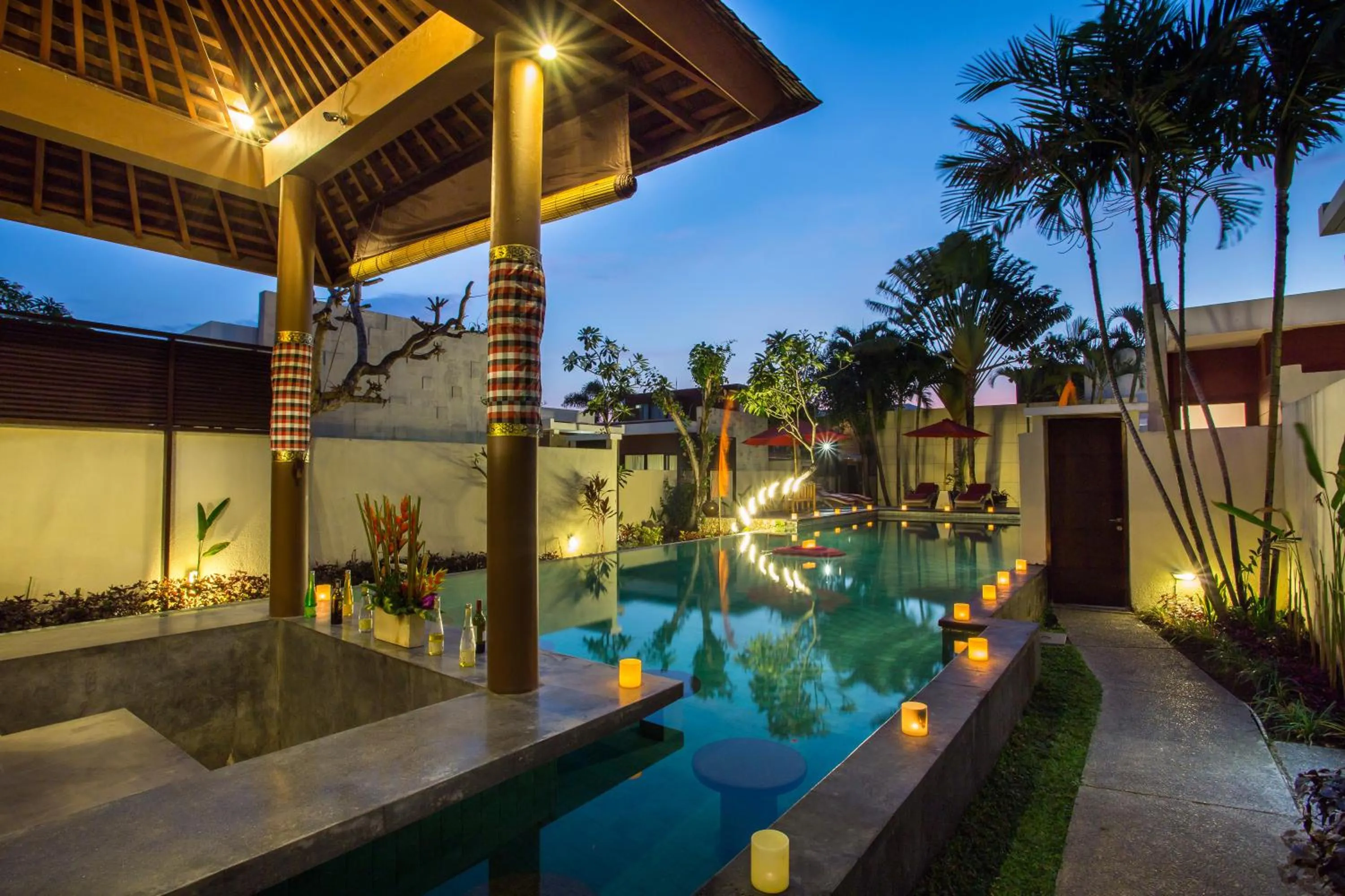 Swimming pool in Jay's Villa Umalas