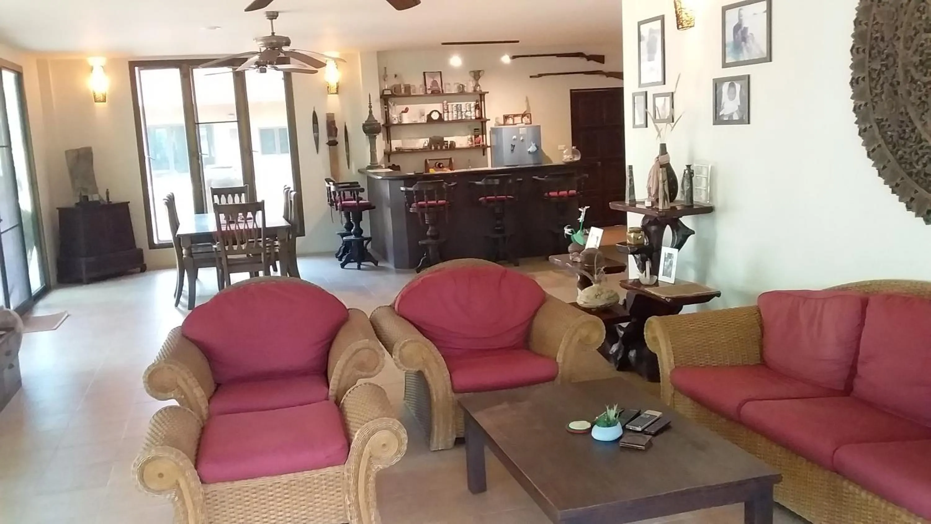 Living room in KhaoTong Villa at Melina's