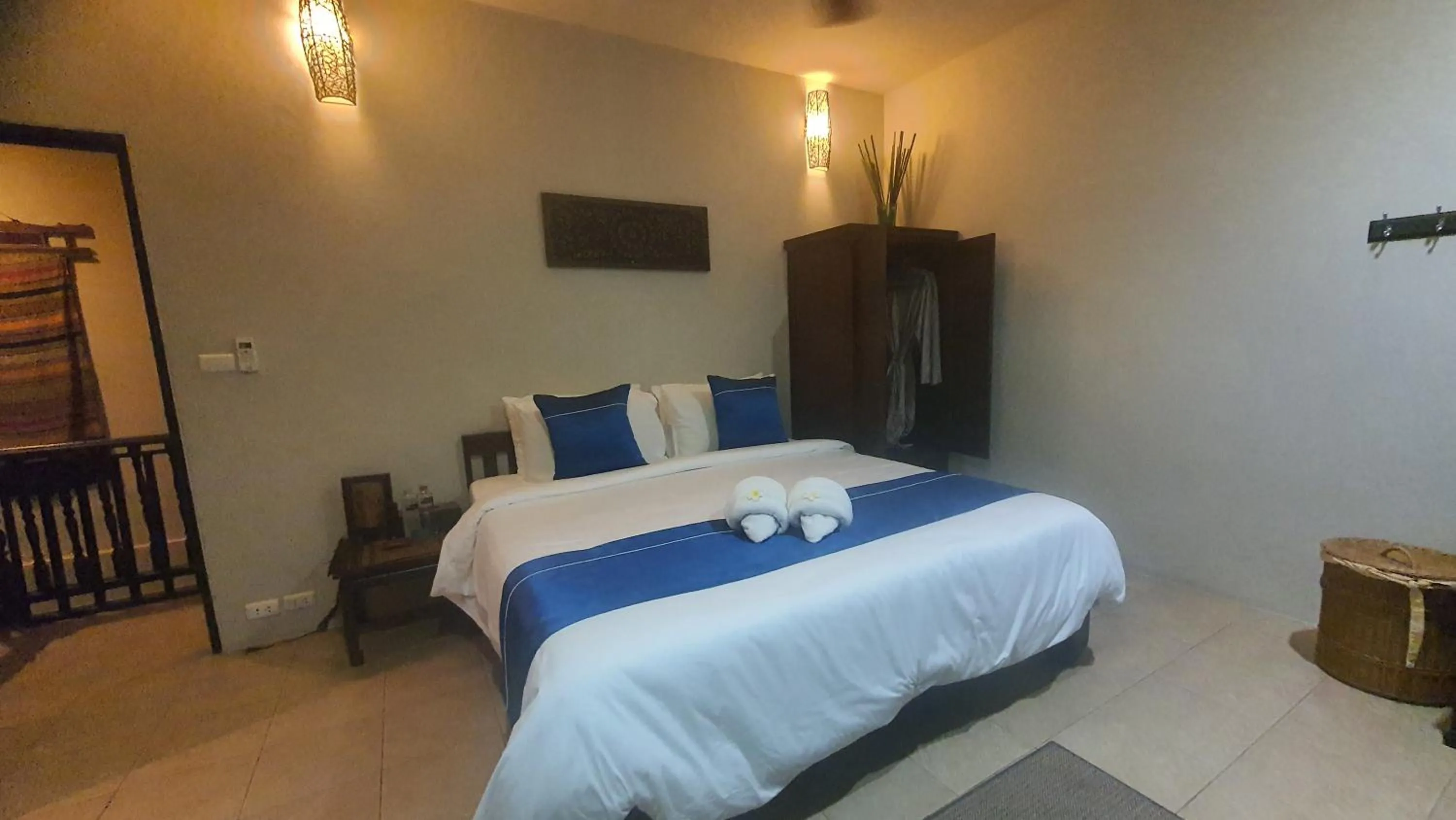 Bedroom, Bed in KhaoTong Villa at Melina's