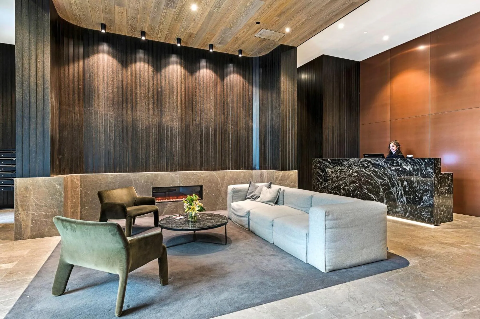 Lobby or reception in The Eminence Apartments by CLLIX