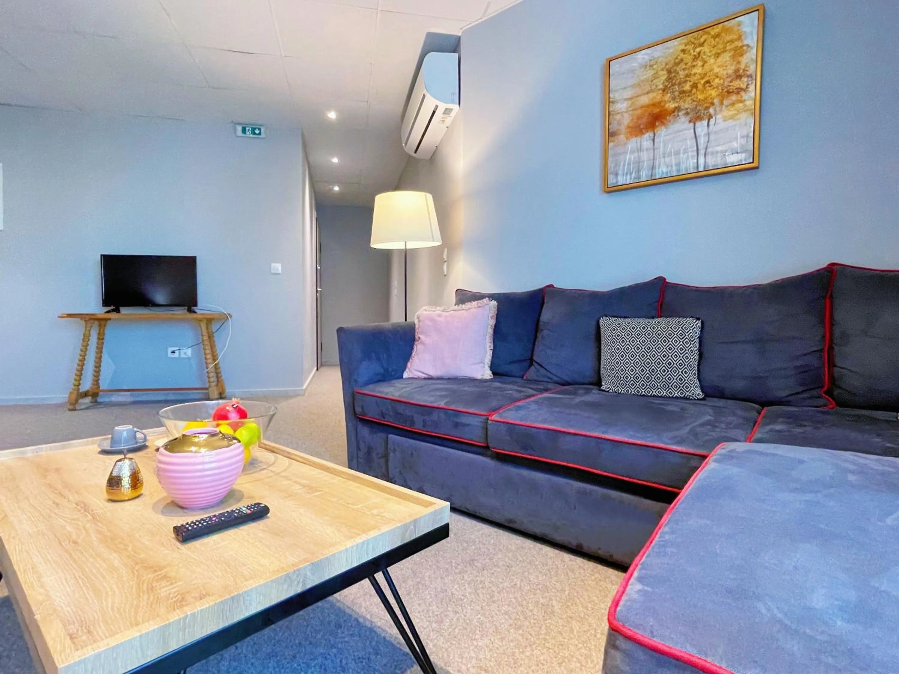 Living room in WSD Baia Acropolis Hotel Apartment