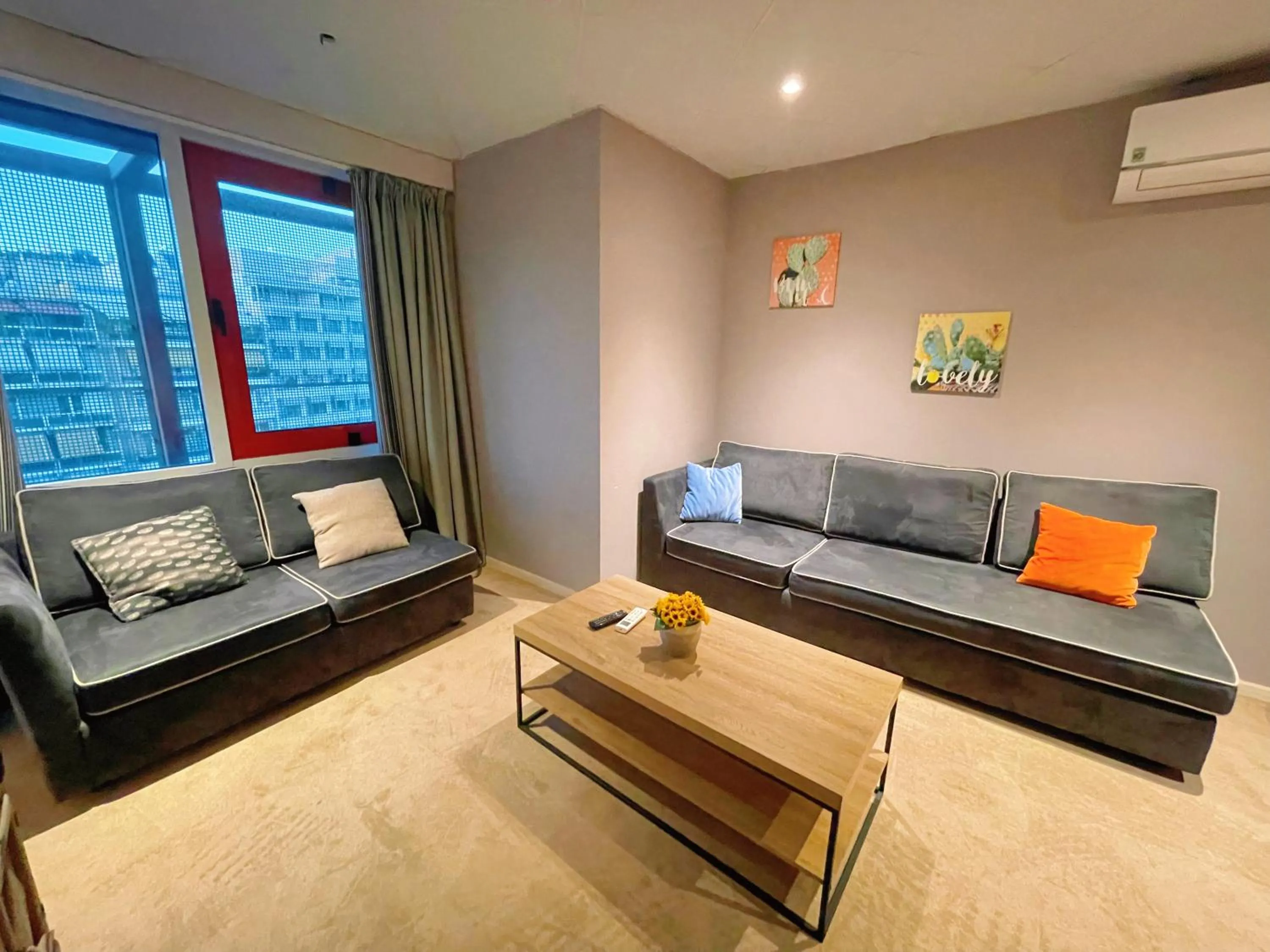 Living room in WSD Baia Acropolis Hotel Apartment