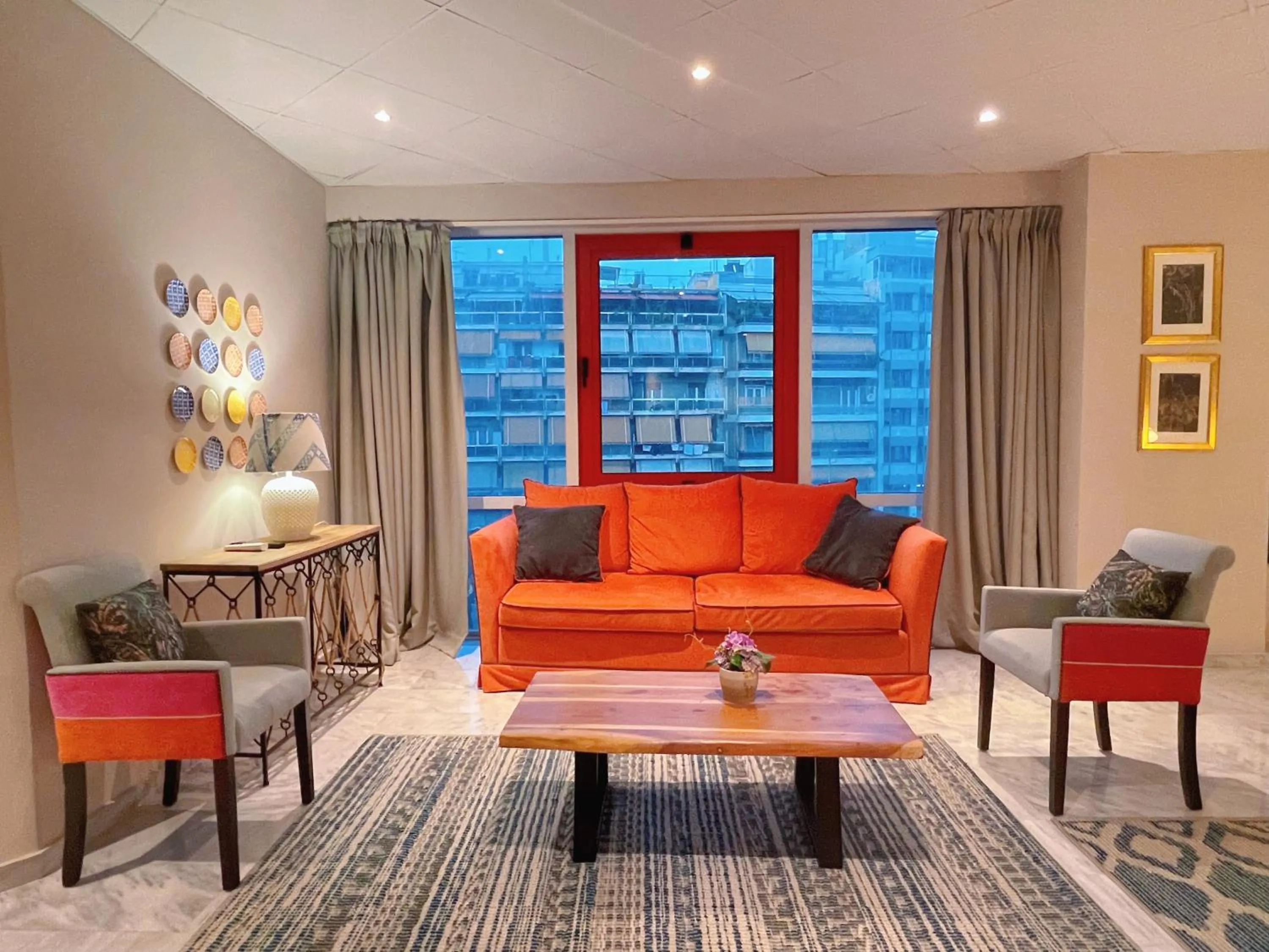 Seating area in WSD Baia Acropolis Hotel Apartment