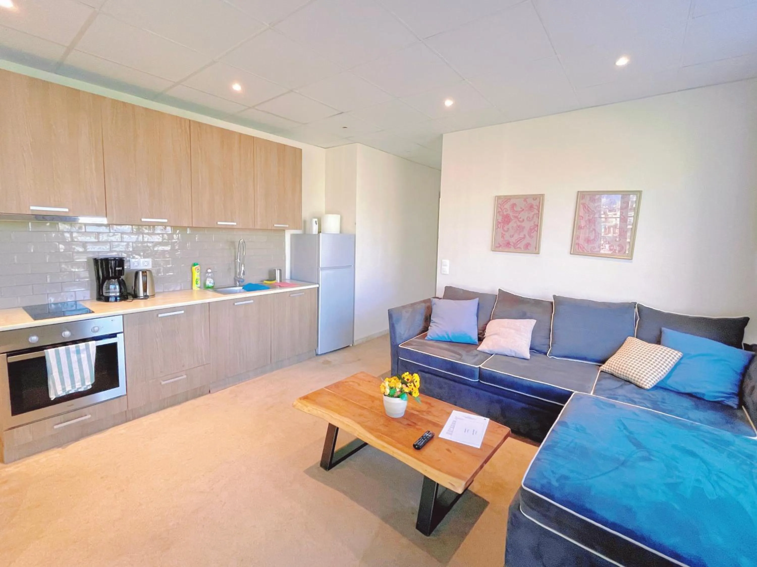 Kitchen or kitchenette in WSD Baia Acropolis Hotel Apartment