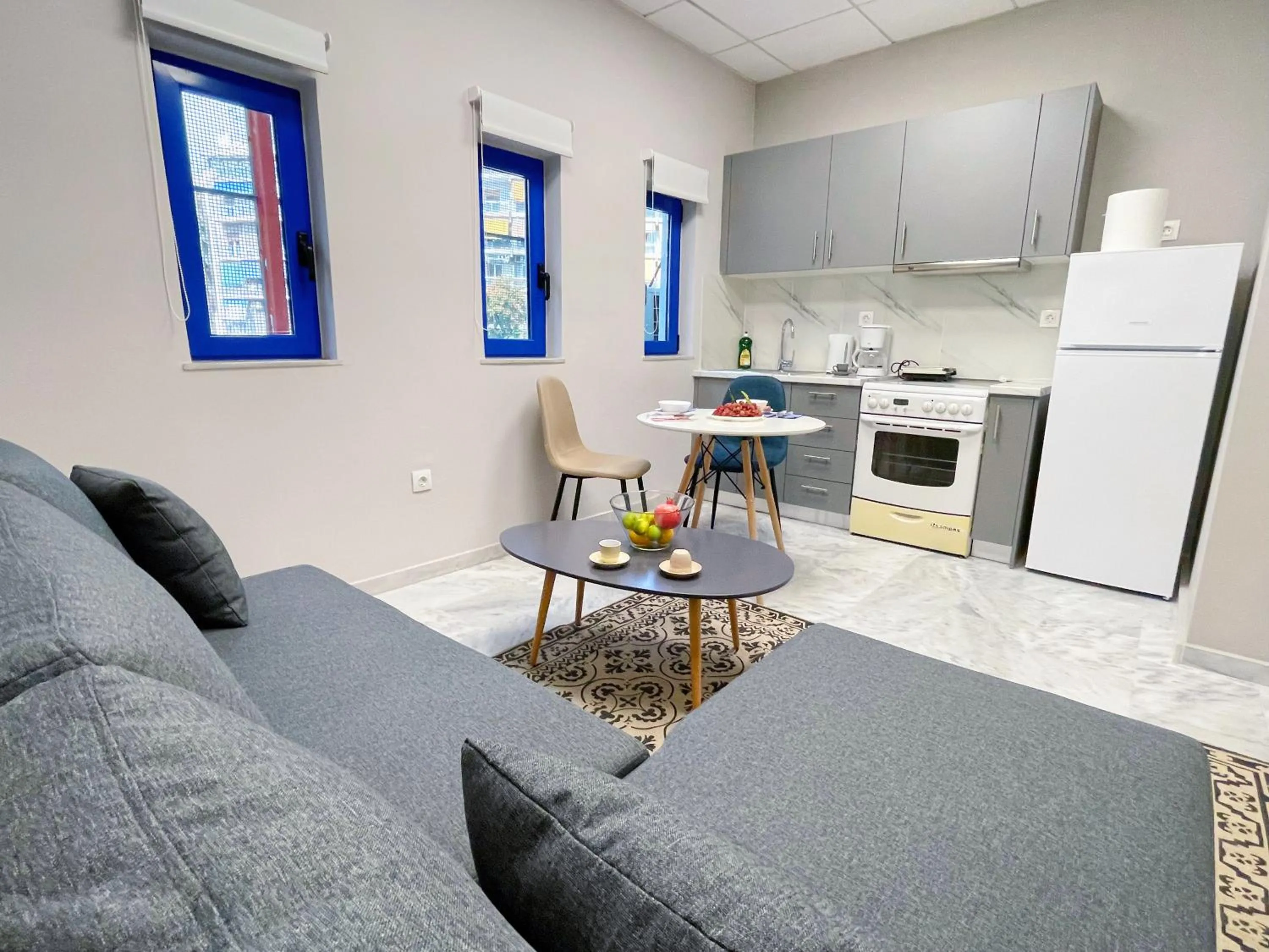 Living room in WSD Baia Acropolis Hotel Apartment