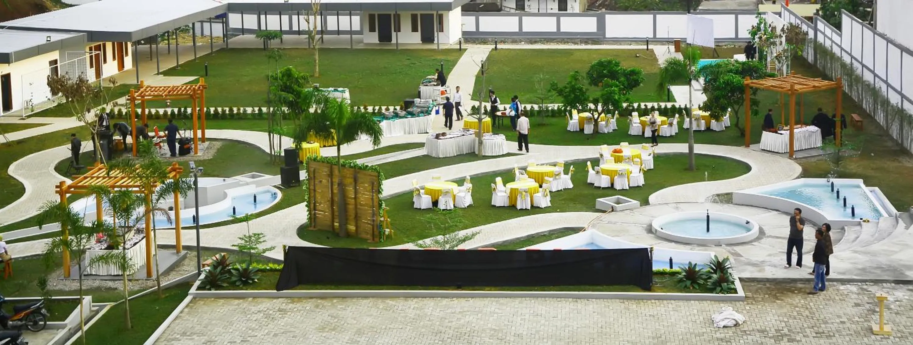 Garden view in Sari Ater Kamboti Hotel Bandung