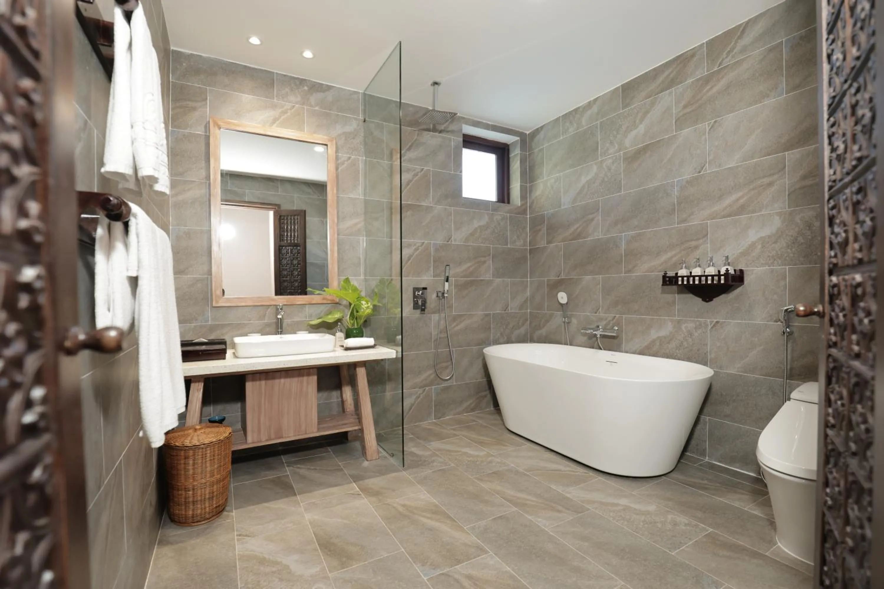 Bathroom in Palm Garden Beach Resort & Spa