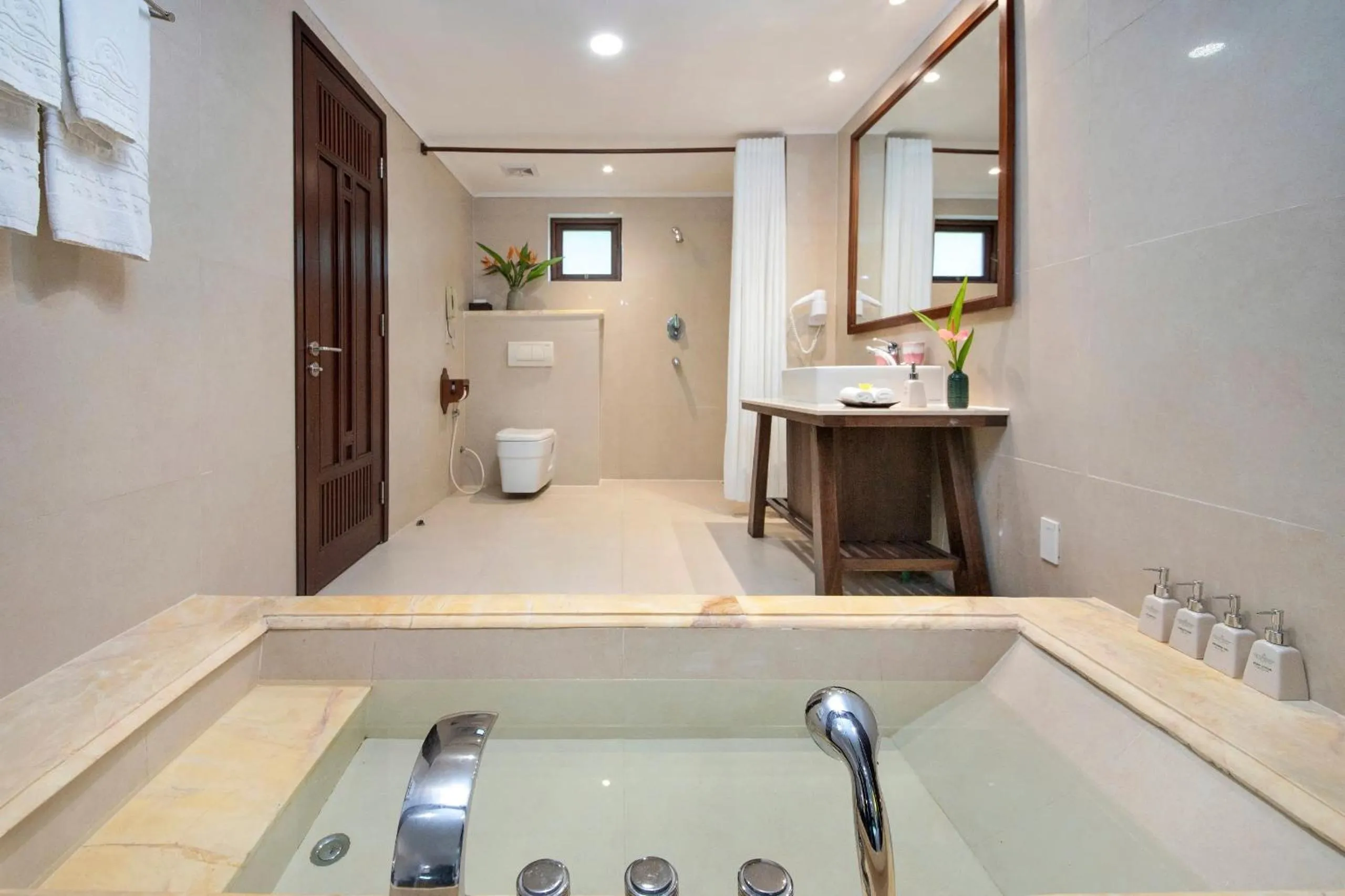 Bathroom in Palm Garden Beach Resort & Spa