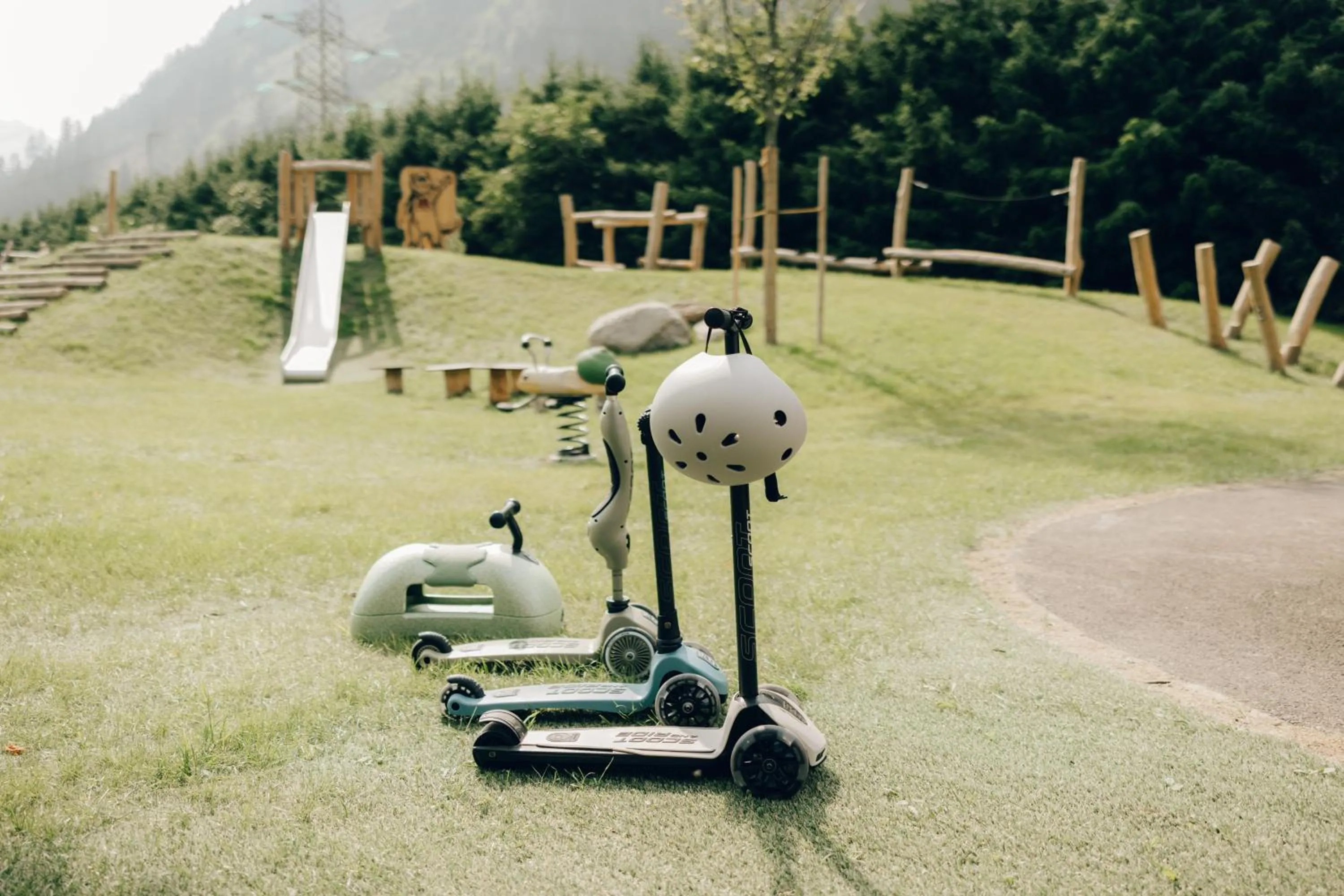 Children play ground in Neuhaus Zillertal Resort