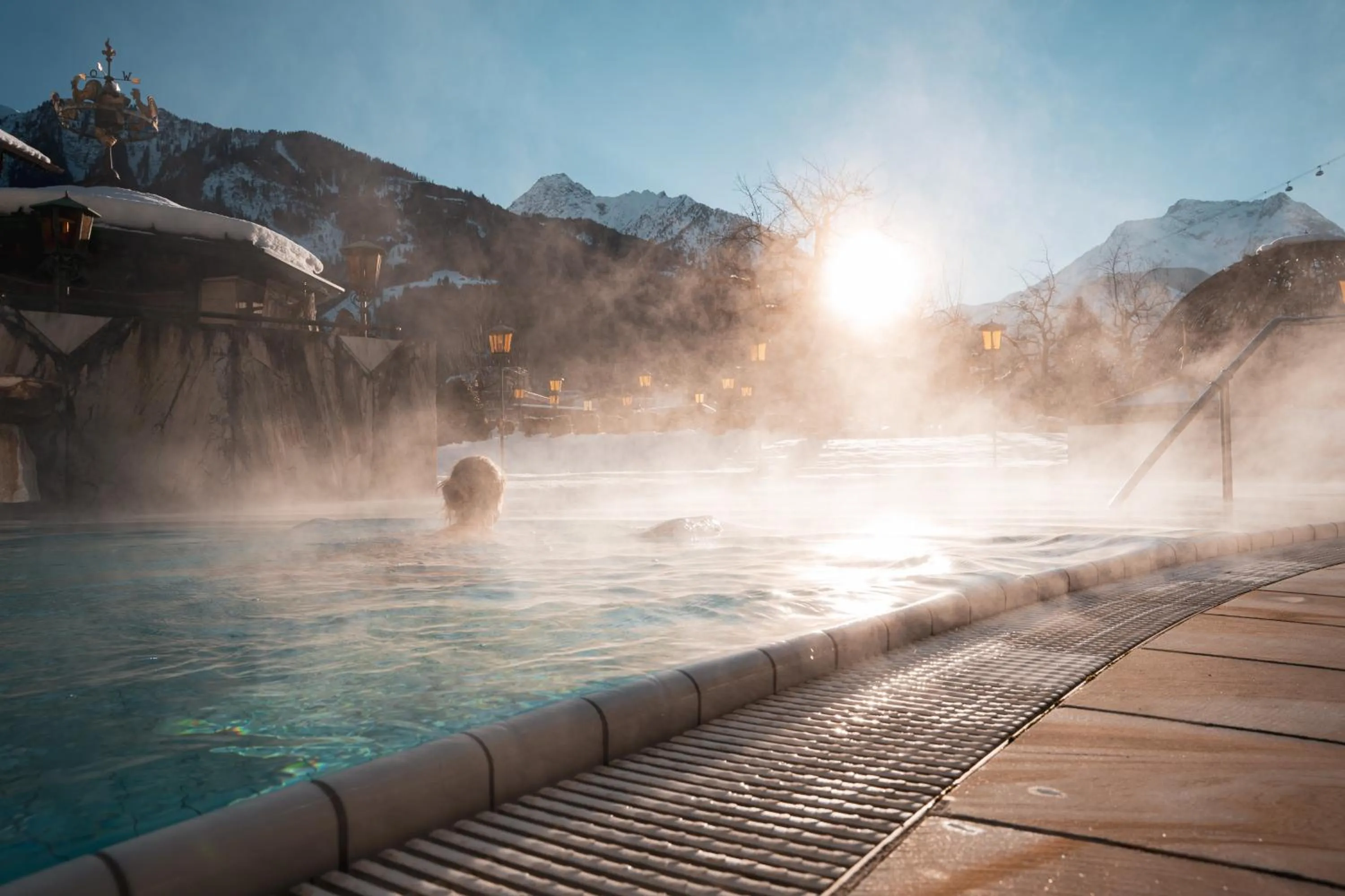 Swimming pool in Neuhaus Zillertal Resort