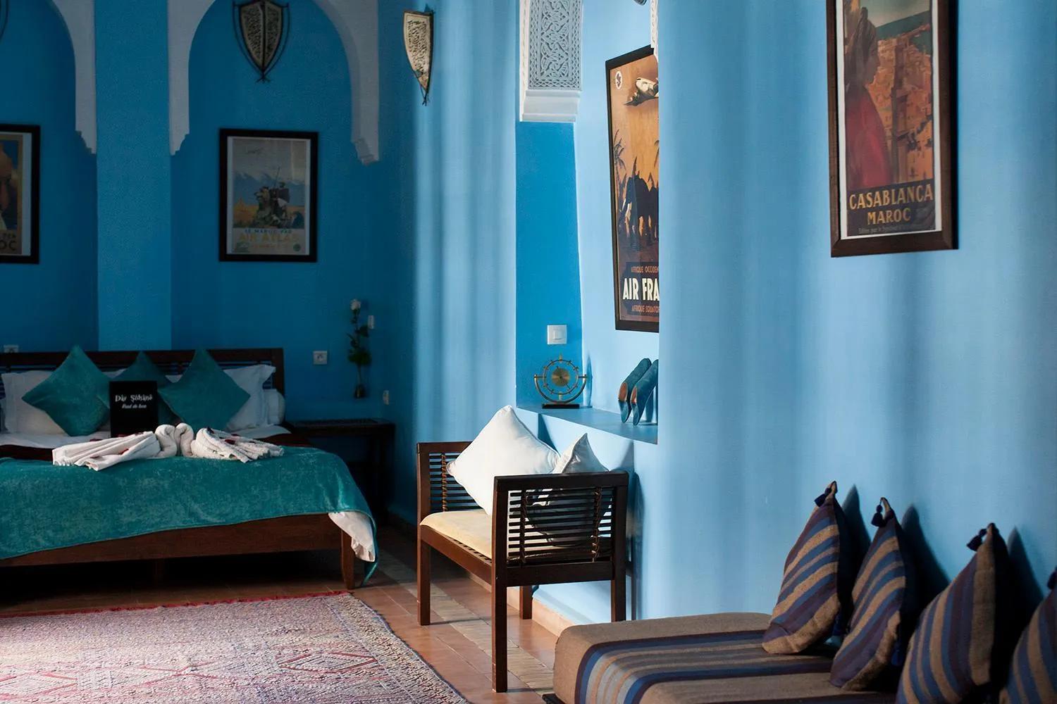 Decorative detail, Bed in Dar Sohane