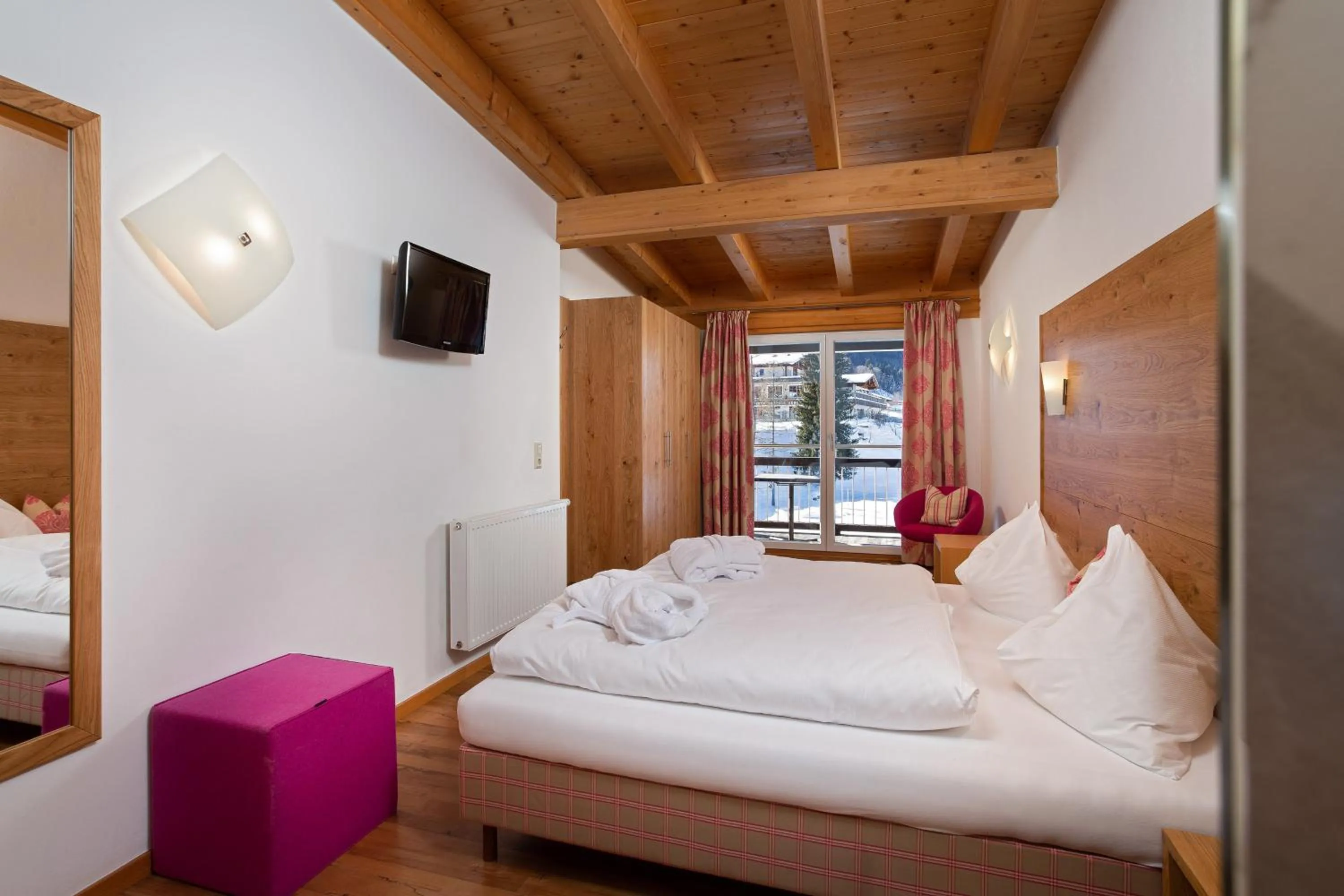 Bed in Hotel Tannenberg