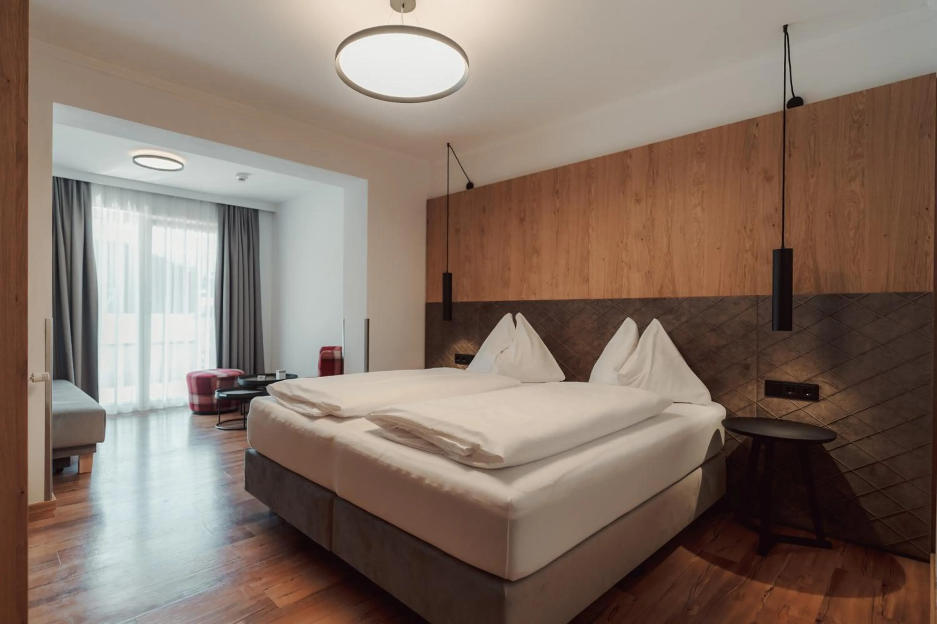 Bed in Hotel Tannenberg