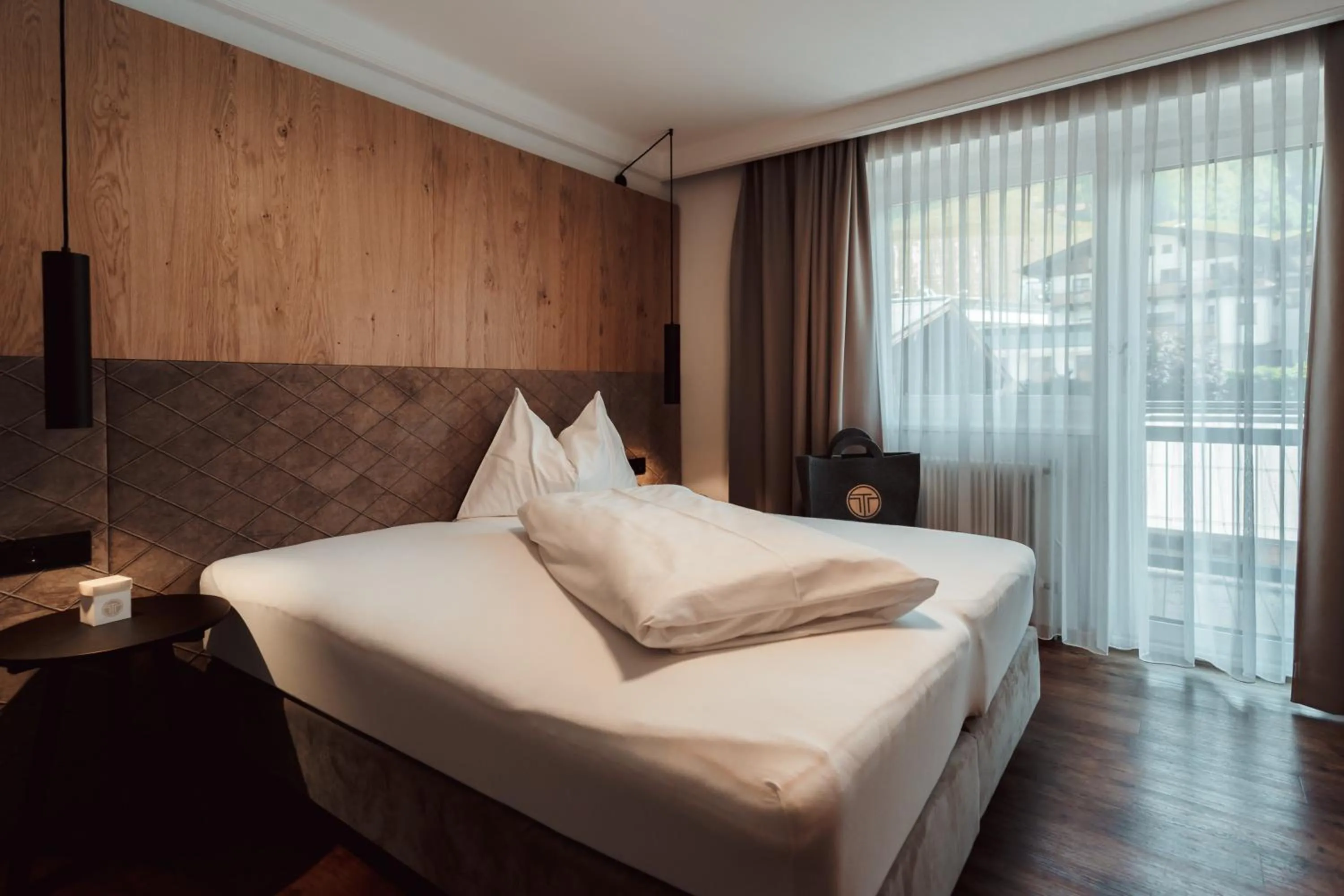 Bed in Hotel Tannenberg