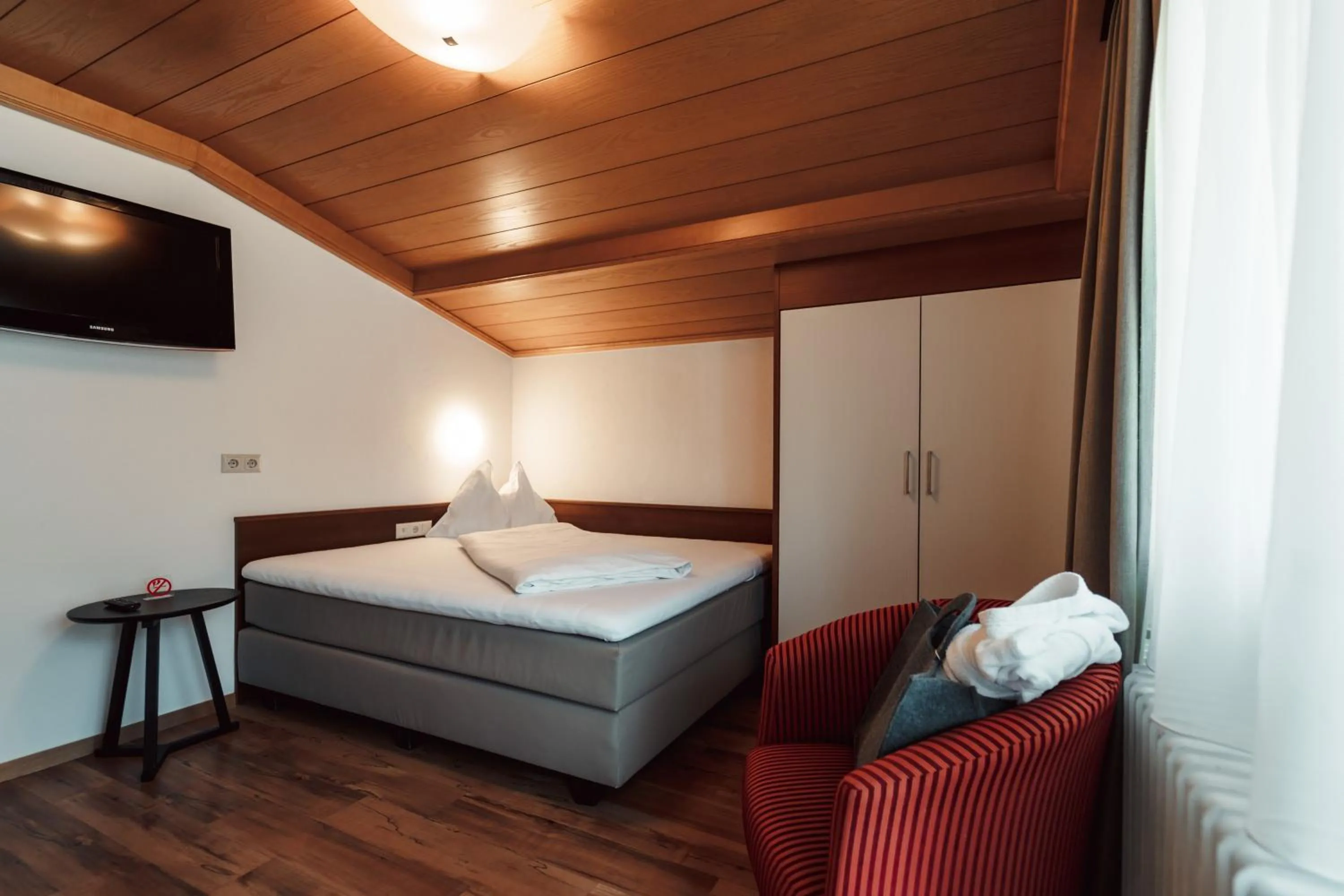 Bed in Hotel Tannenberg