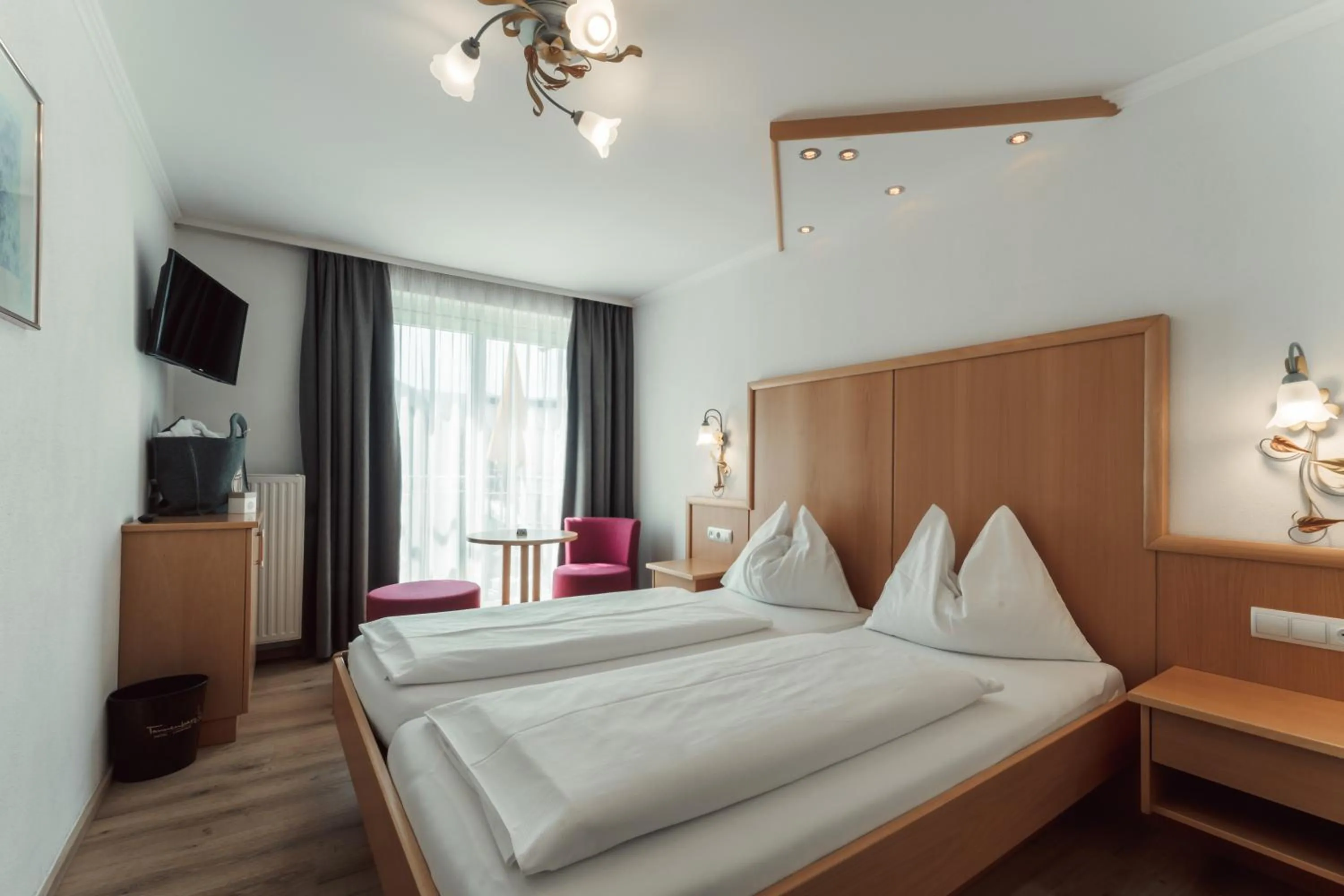 Bed in Hotel Tannenberg
