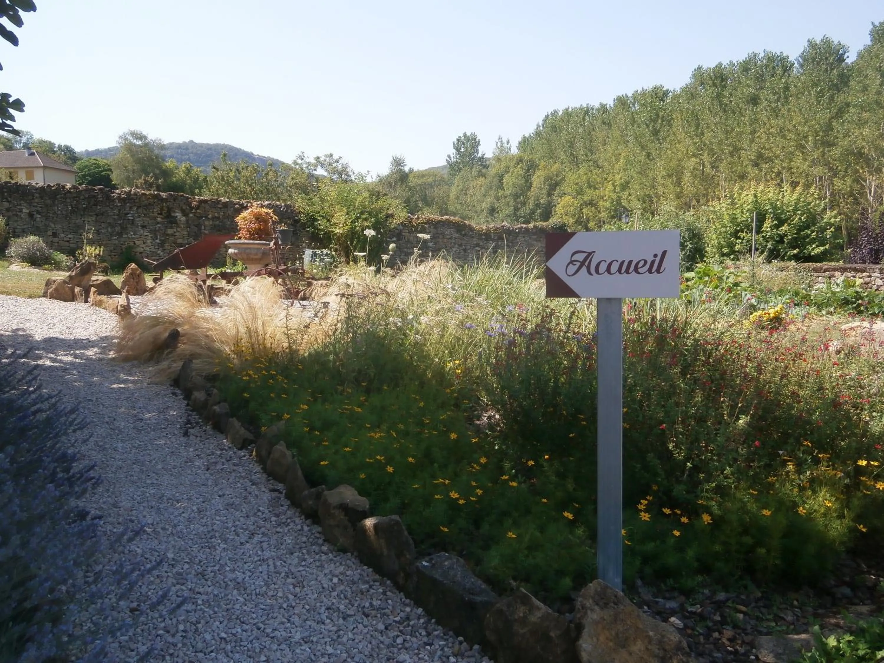 Garden in la chomiarde