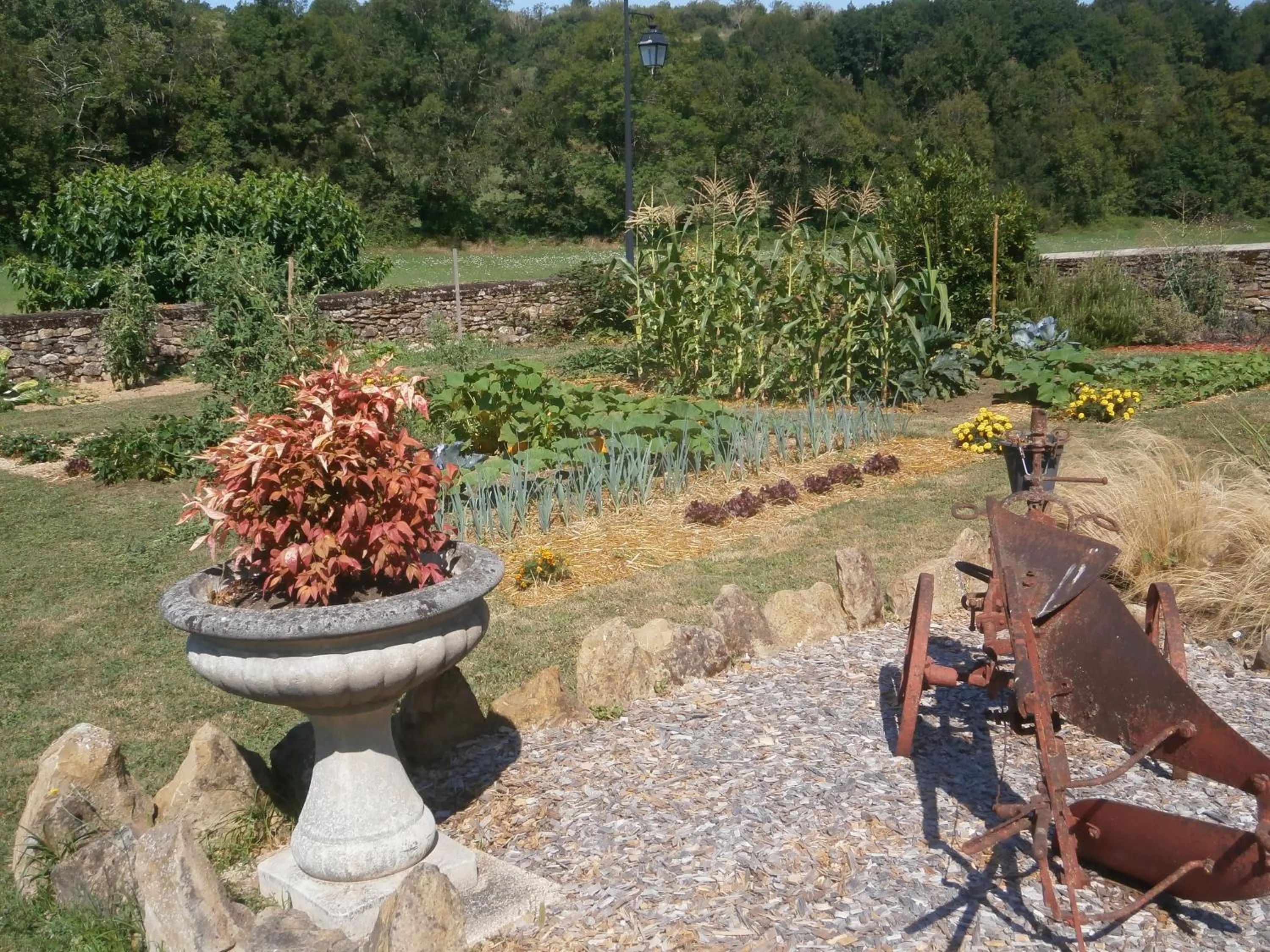 Garden in la chomiarde