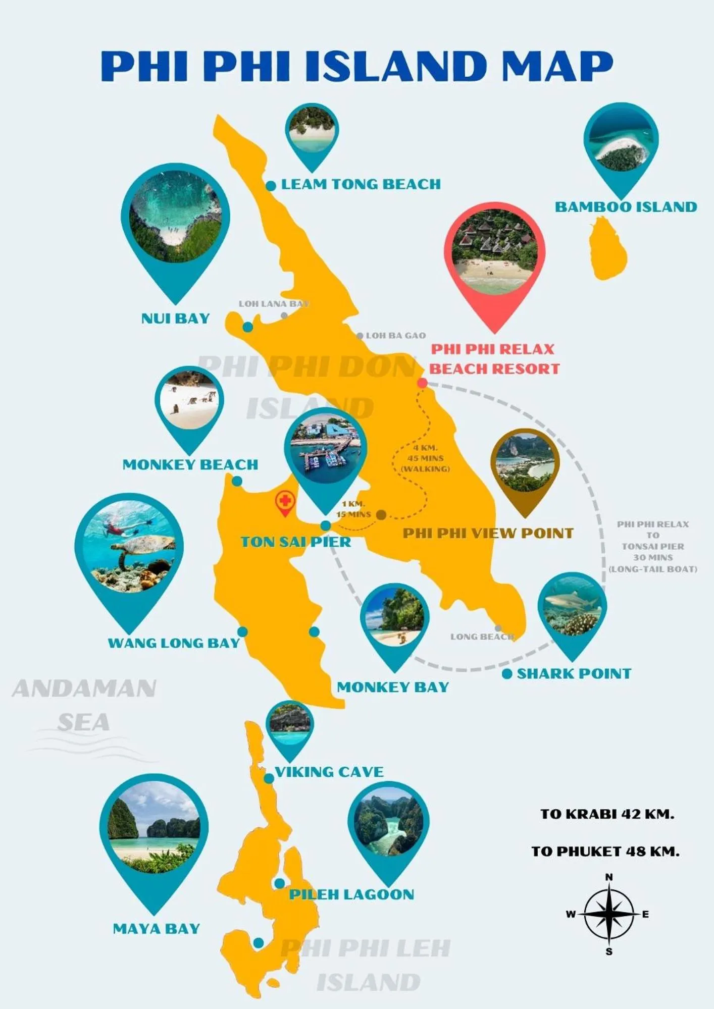 Photo of the whole room in Phi Phi Relax Beach Resort