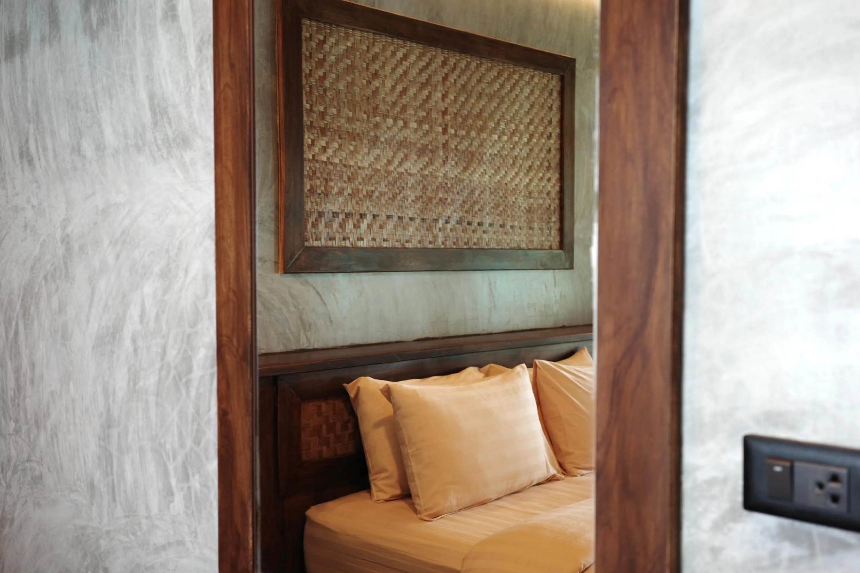 Bed in Phi Phi Relax Beach Resort