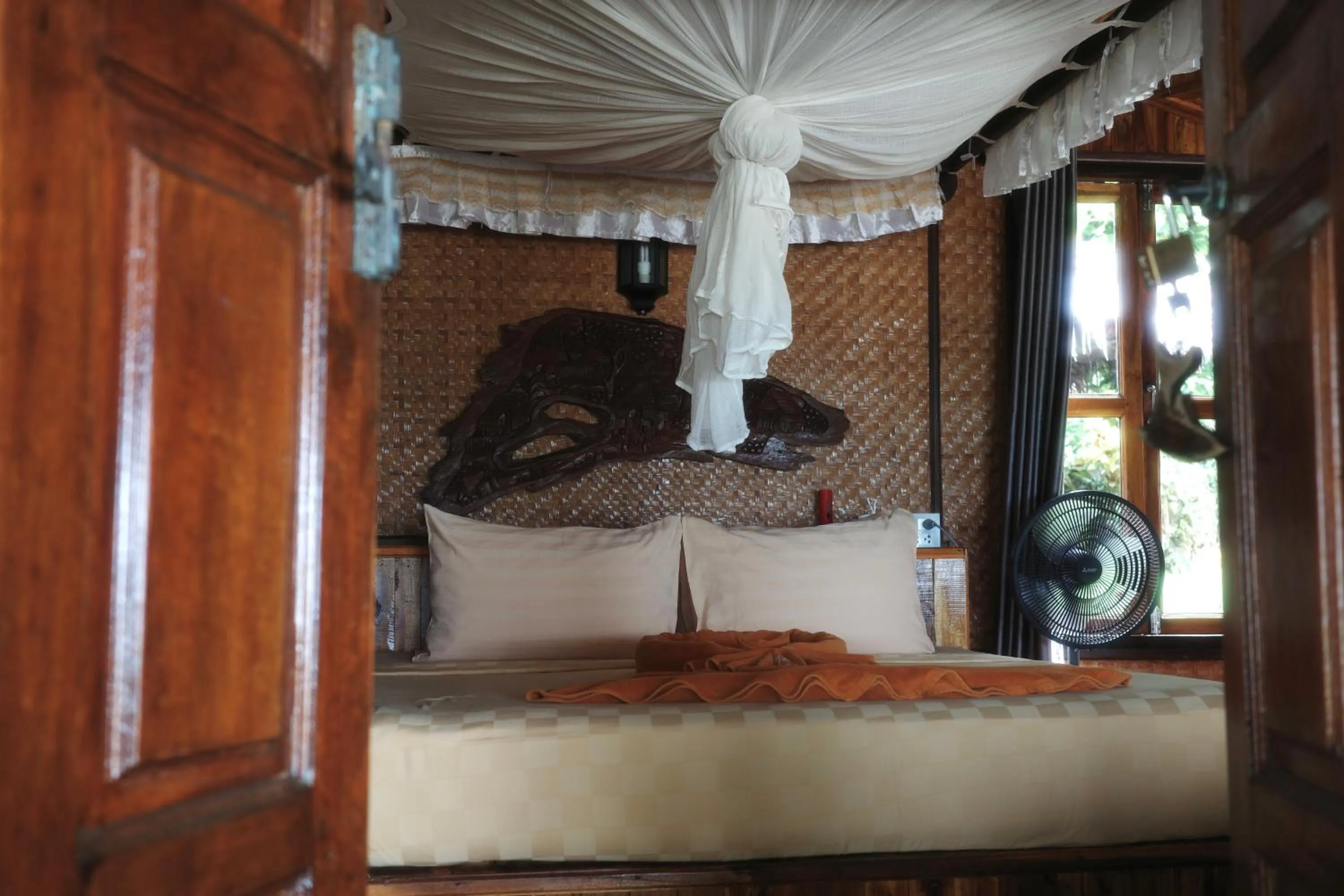 Bed in Phi Phi Relax Beach Resort