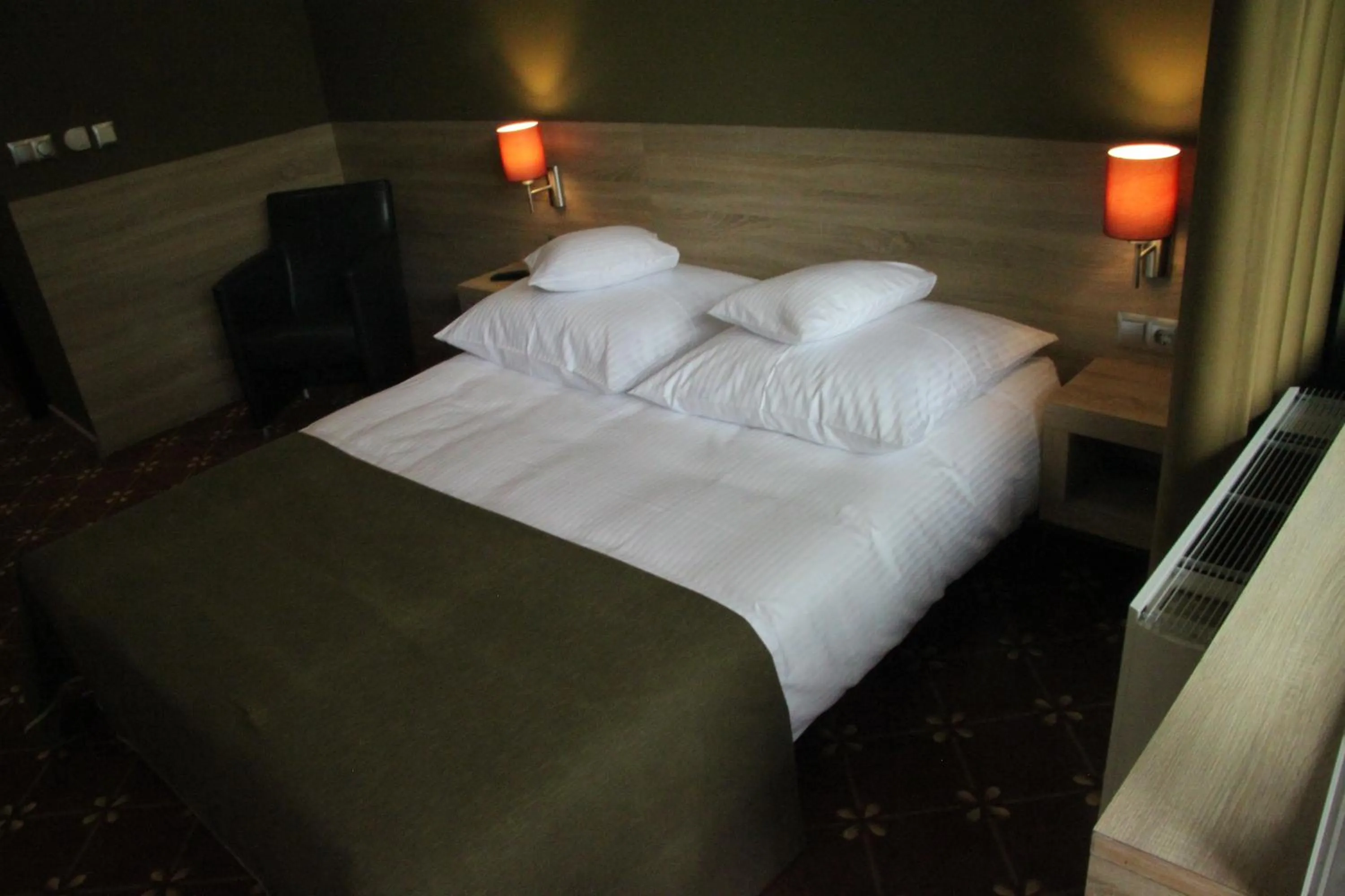 Bed in Hotel Dunajec