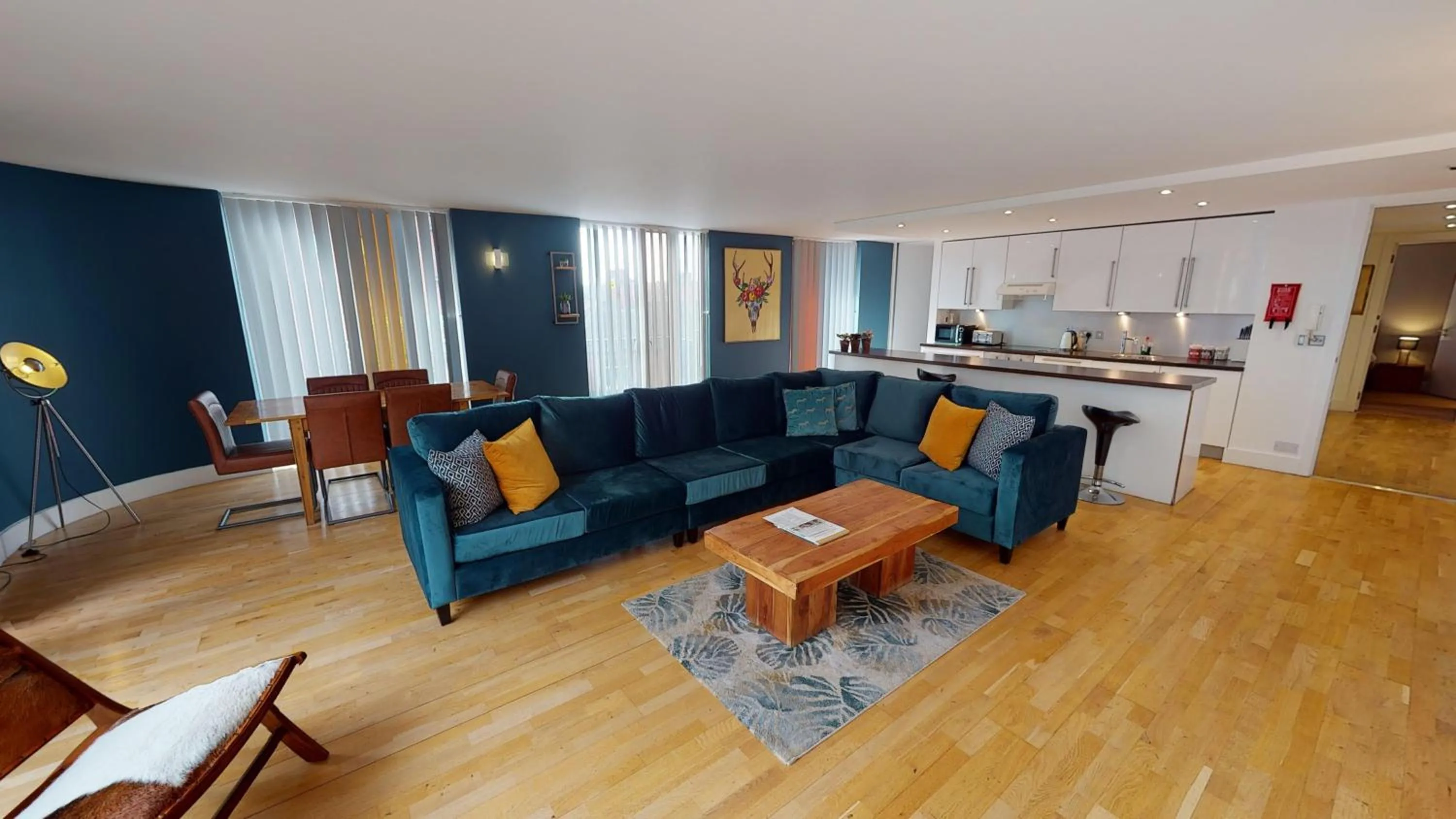 Living room in The Sinclair Building