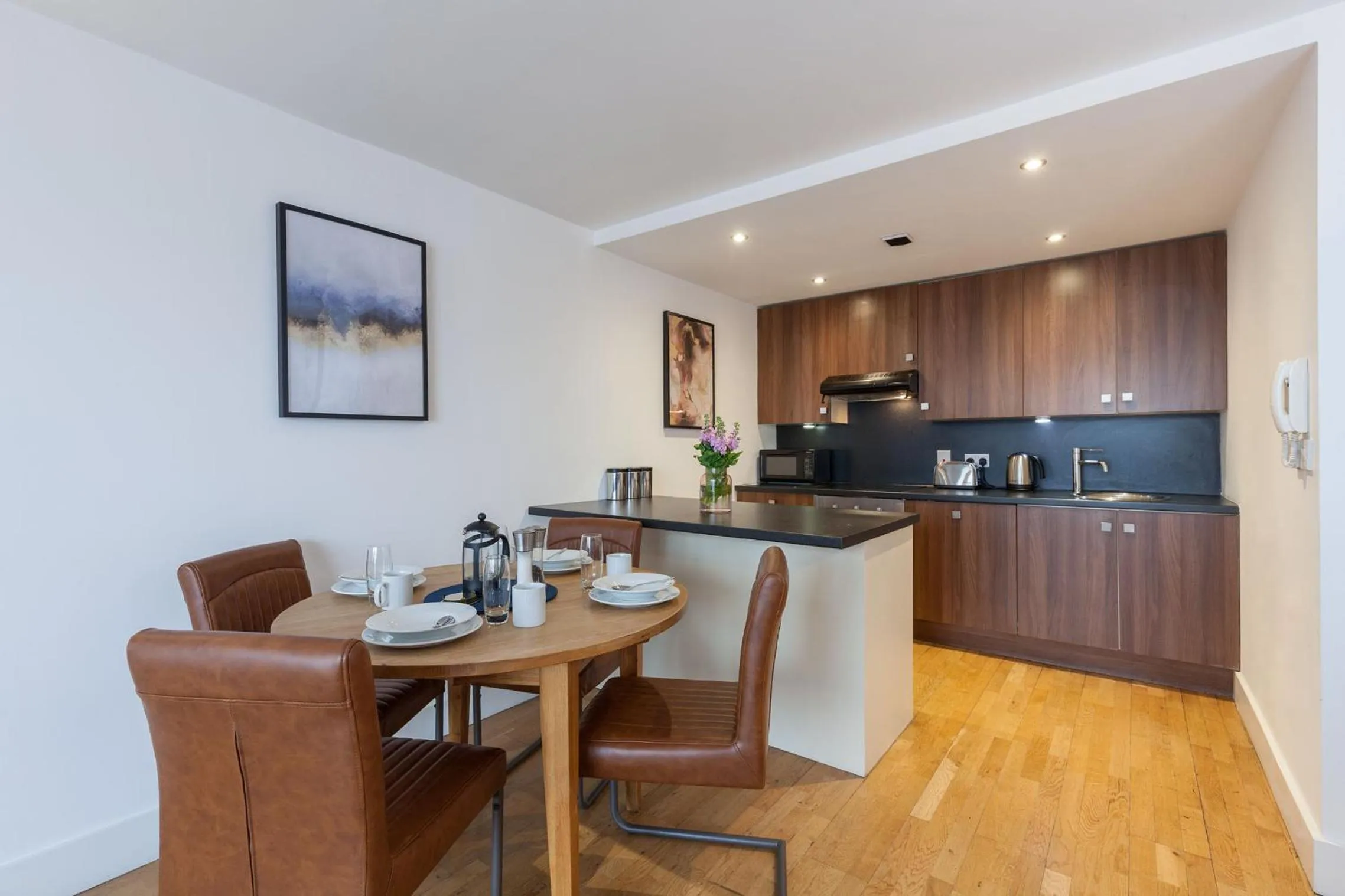 Dining area in The Sinclair Building