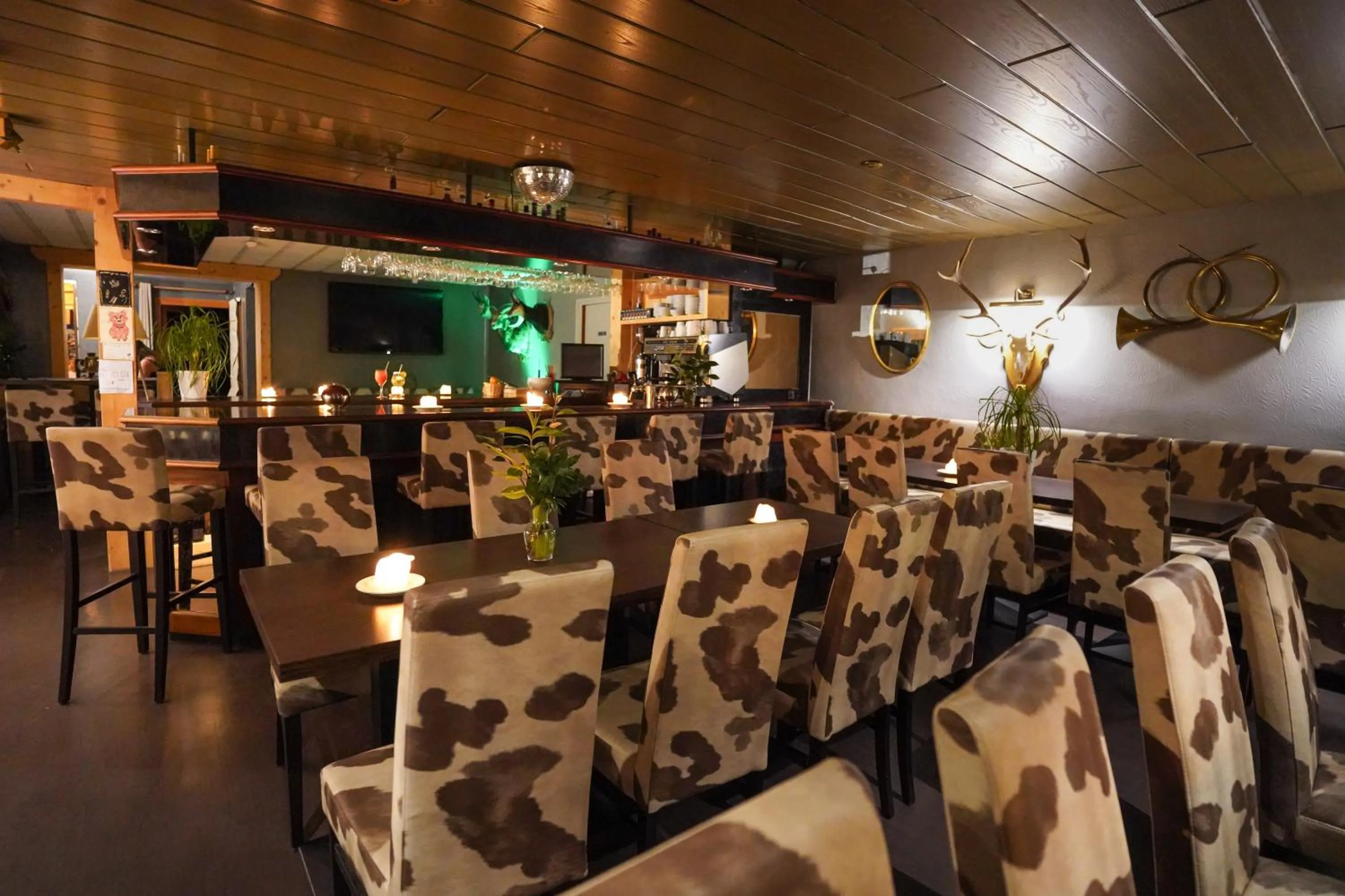 Lounge or bar in Auberge Le Semnoz