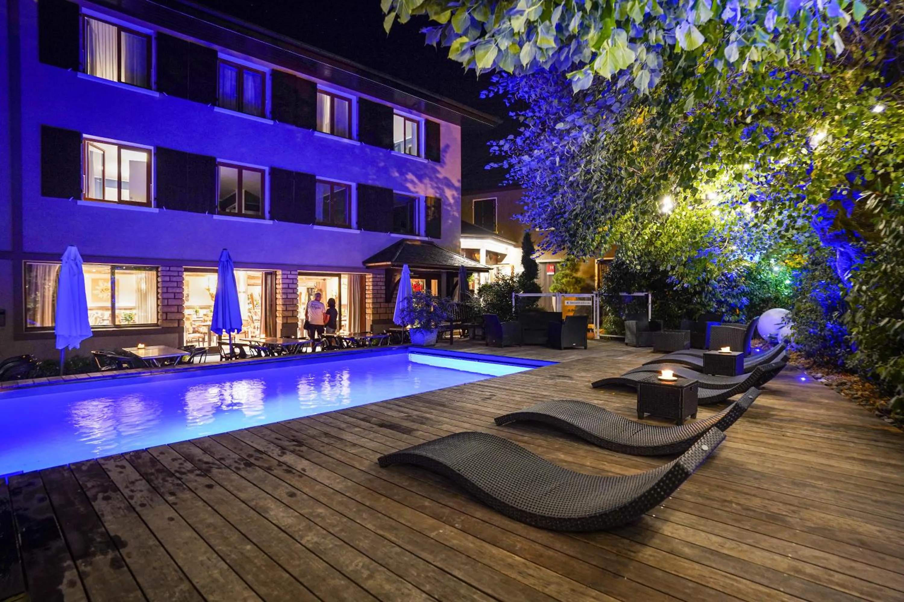 Patio in Auberge Le Semnoz