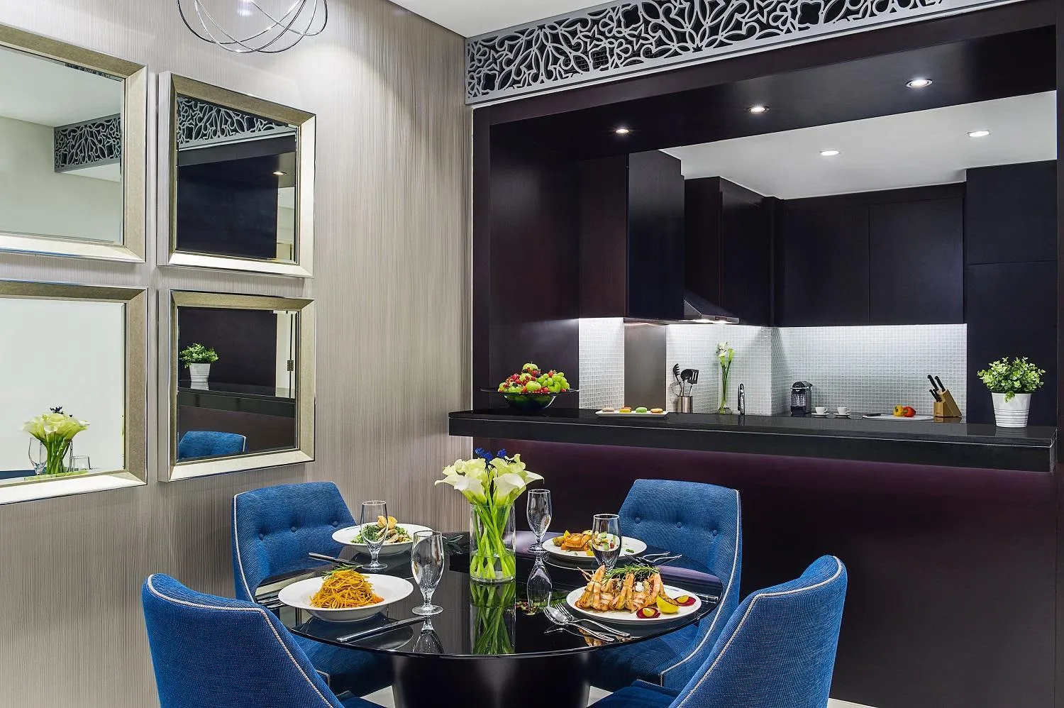 Dining area in DAMAC Maison Distinction