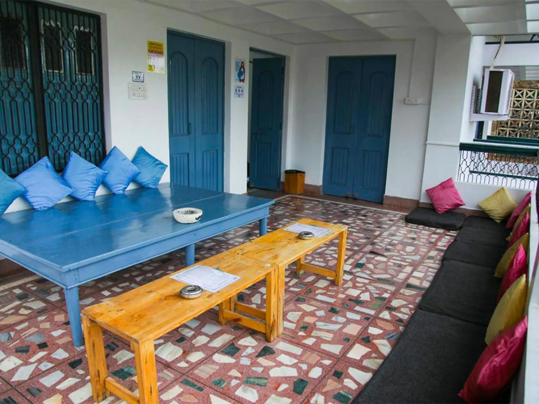 Patio in Moustache Varanasi