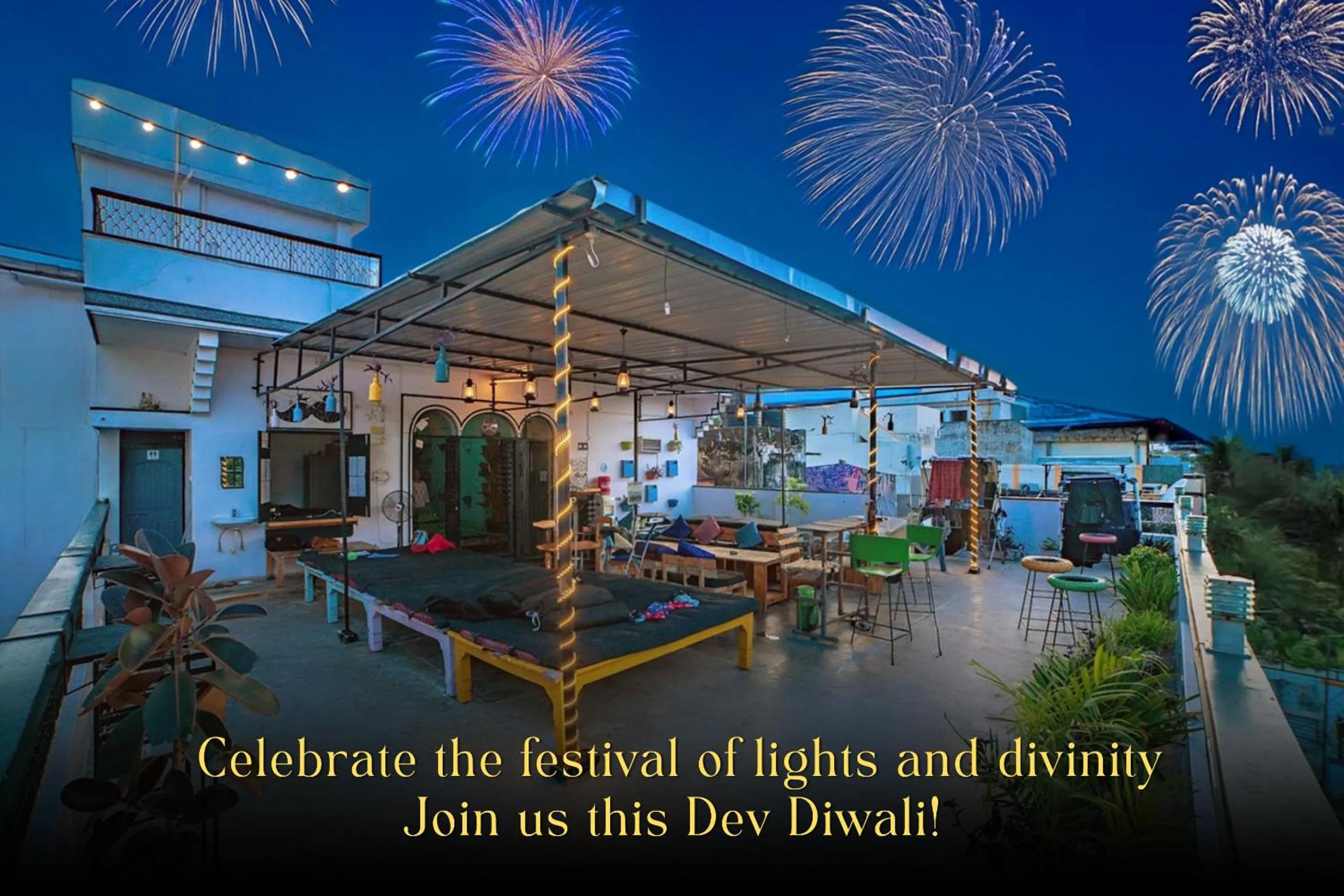 Facade/entrance in Moustache Varanasi