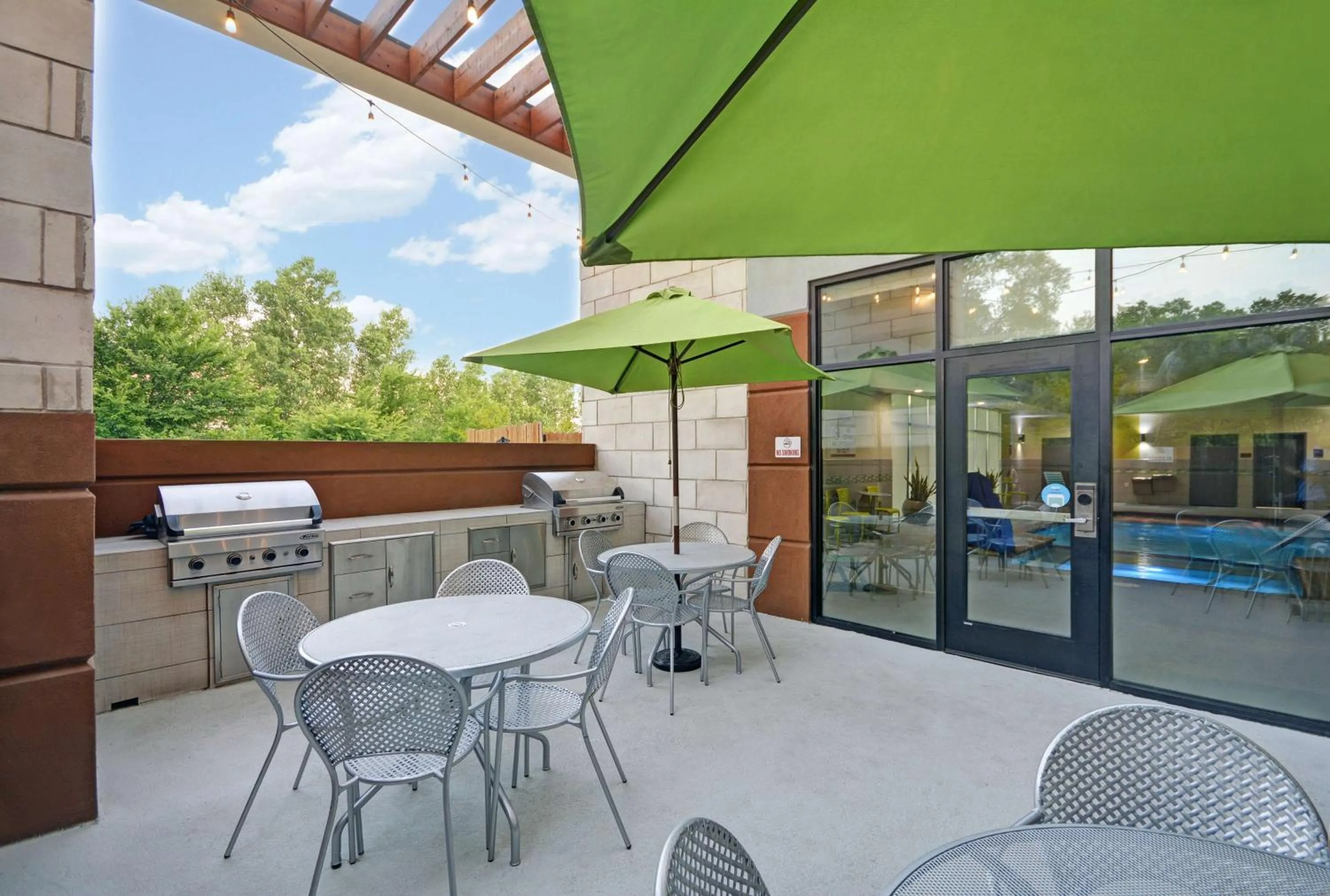 Patio in Home2 Suites By Hilton Dallas Desoto