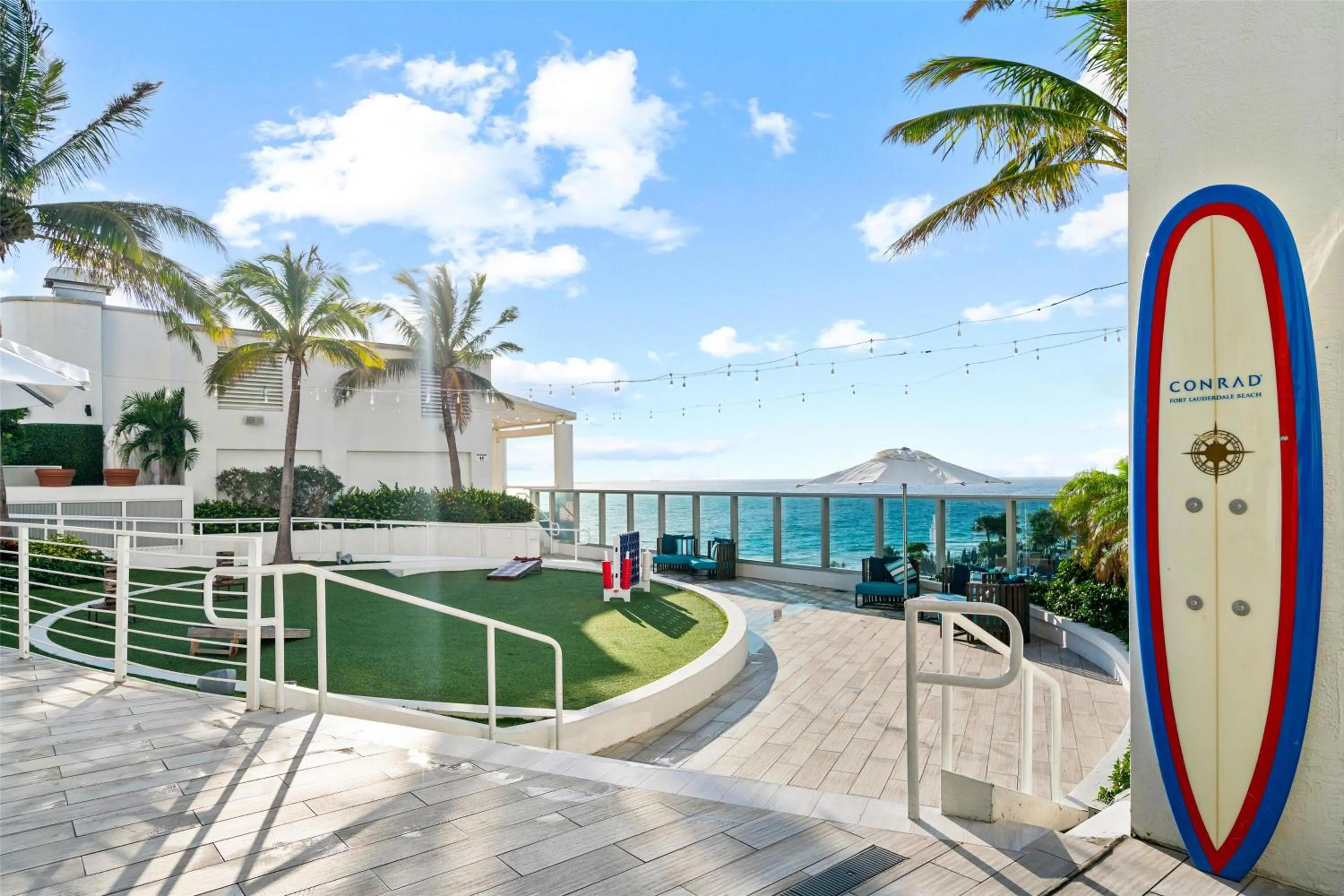 Patio in Conrad Fort Lauderdale Beach