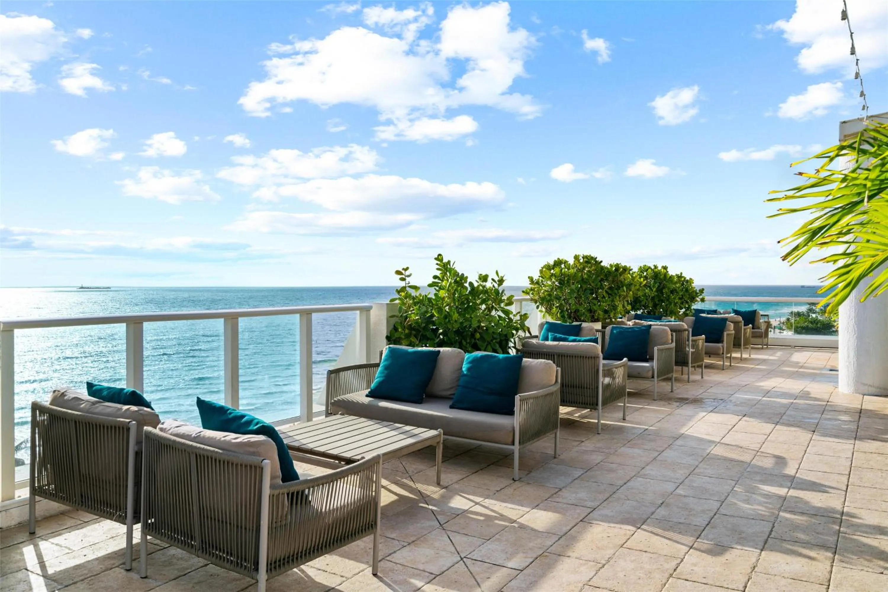 Patio in Conrad Fort Lauderdale Beach