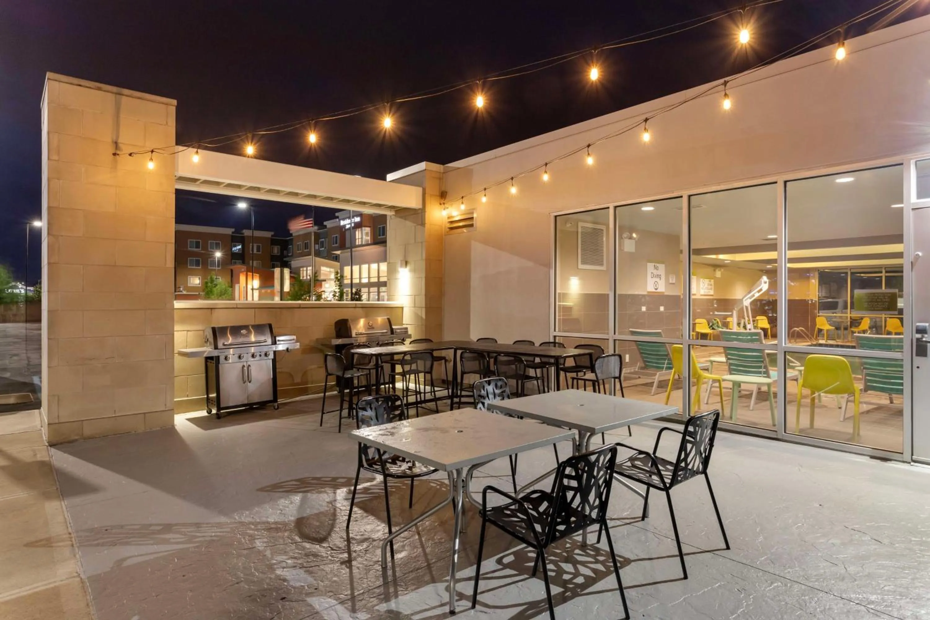 Patio in Home2 Suites By Hilton Lafayette