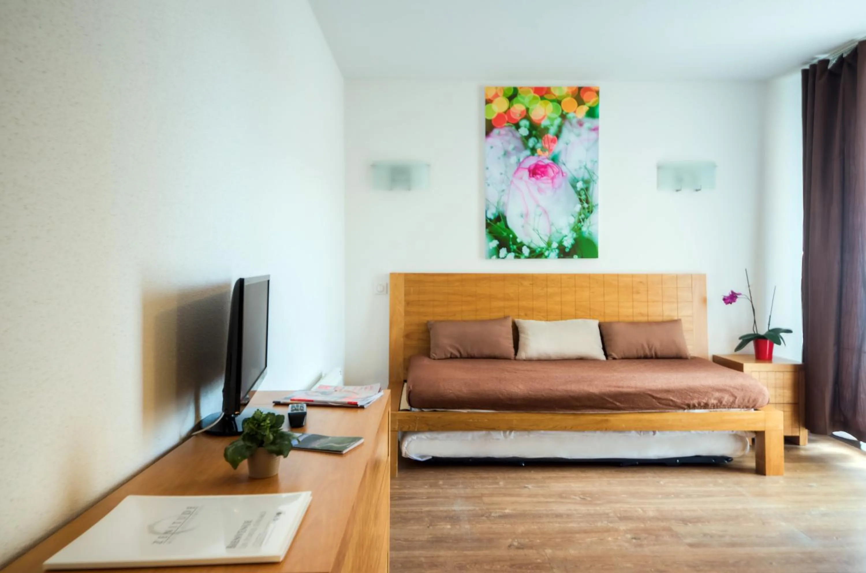 TV and multimedia in Comfort Aparthotel Mutzig Portes d'Alsace