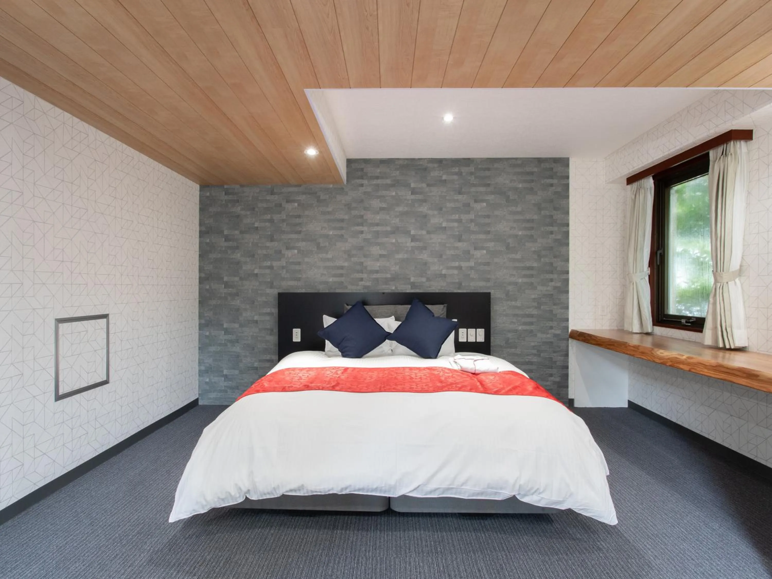 Bed in Tabist Sasebo Palace Hotel