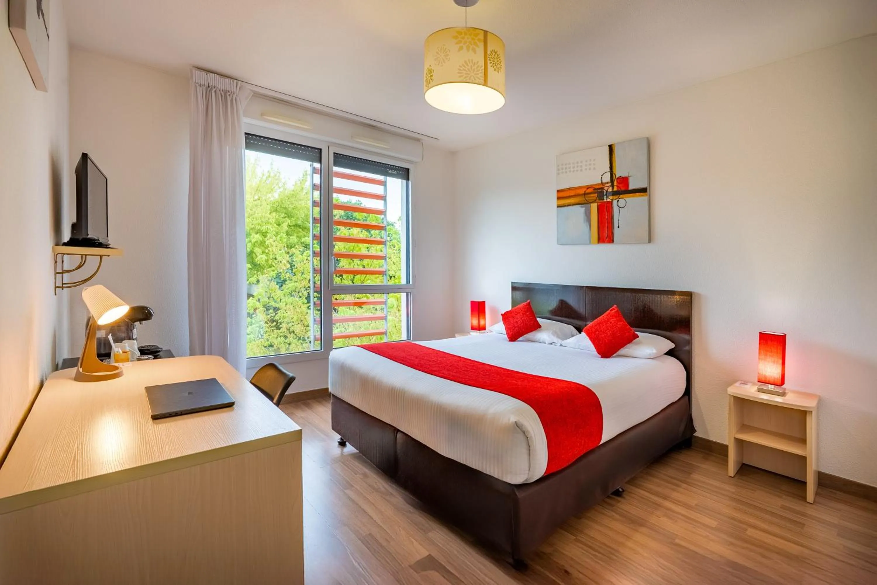 hair dresser, Bed in Alezan Hôtel & Résidence