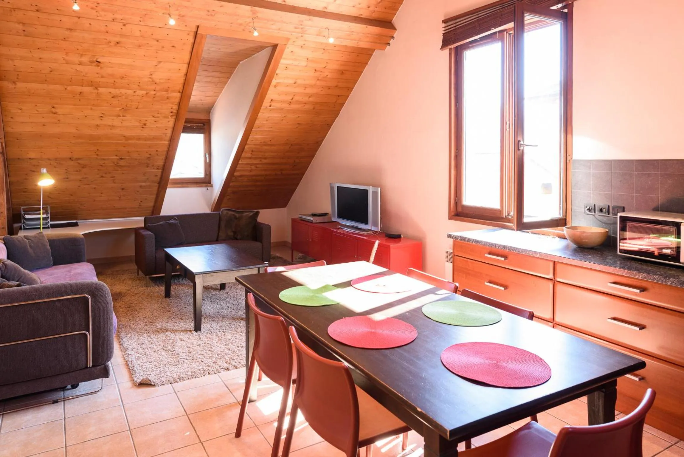 Living room in Les Z'hirondelles