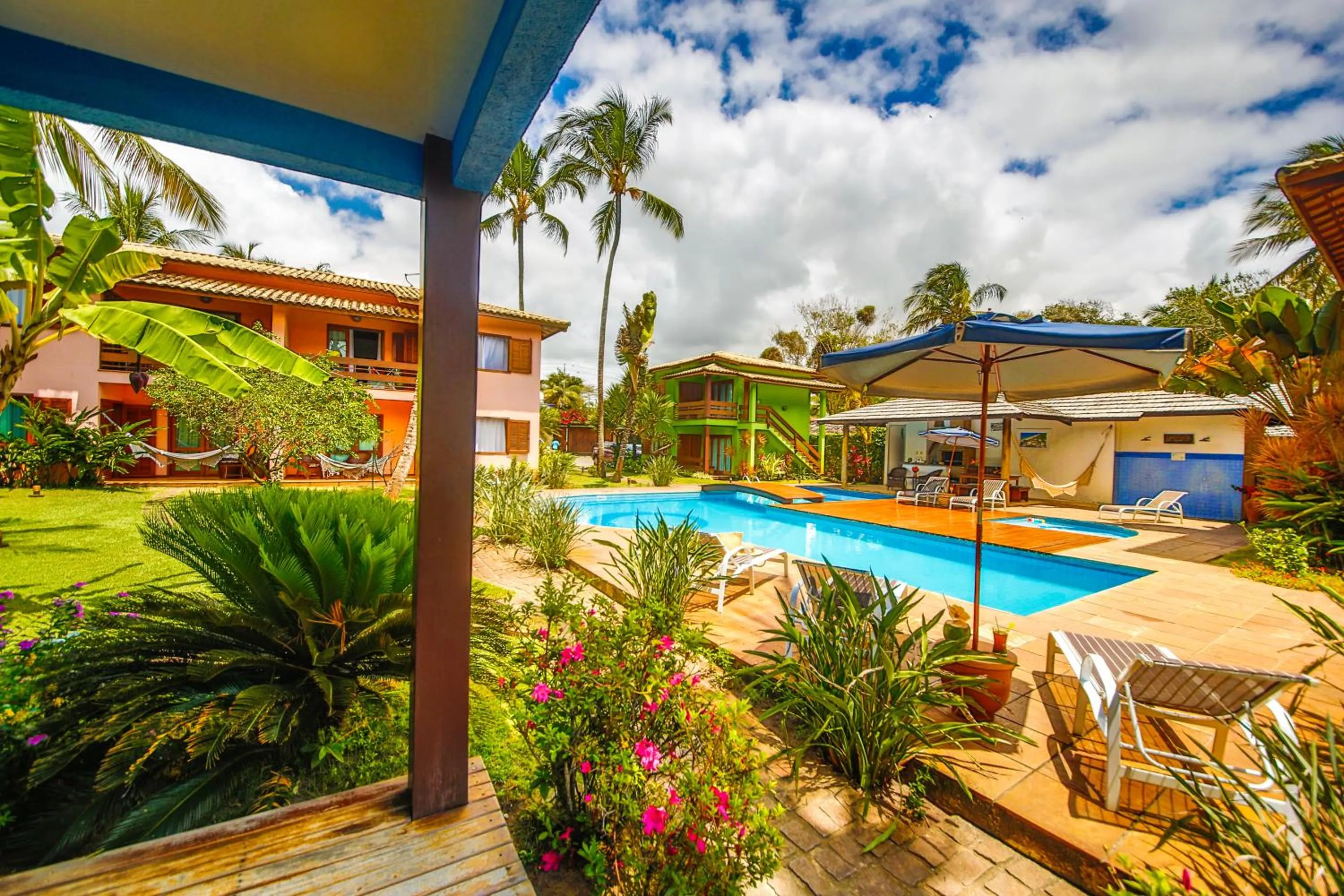 Patio in Residence Pé na Areia