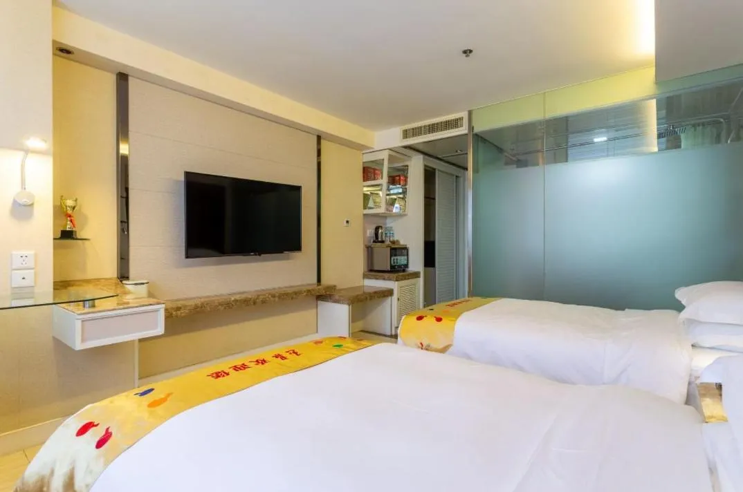 Bed in Jinan Yuquan Simpson Hotel