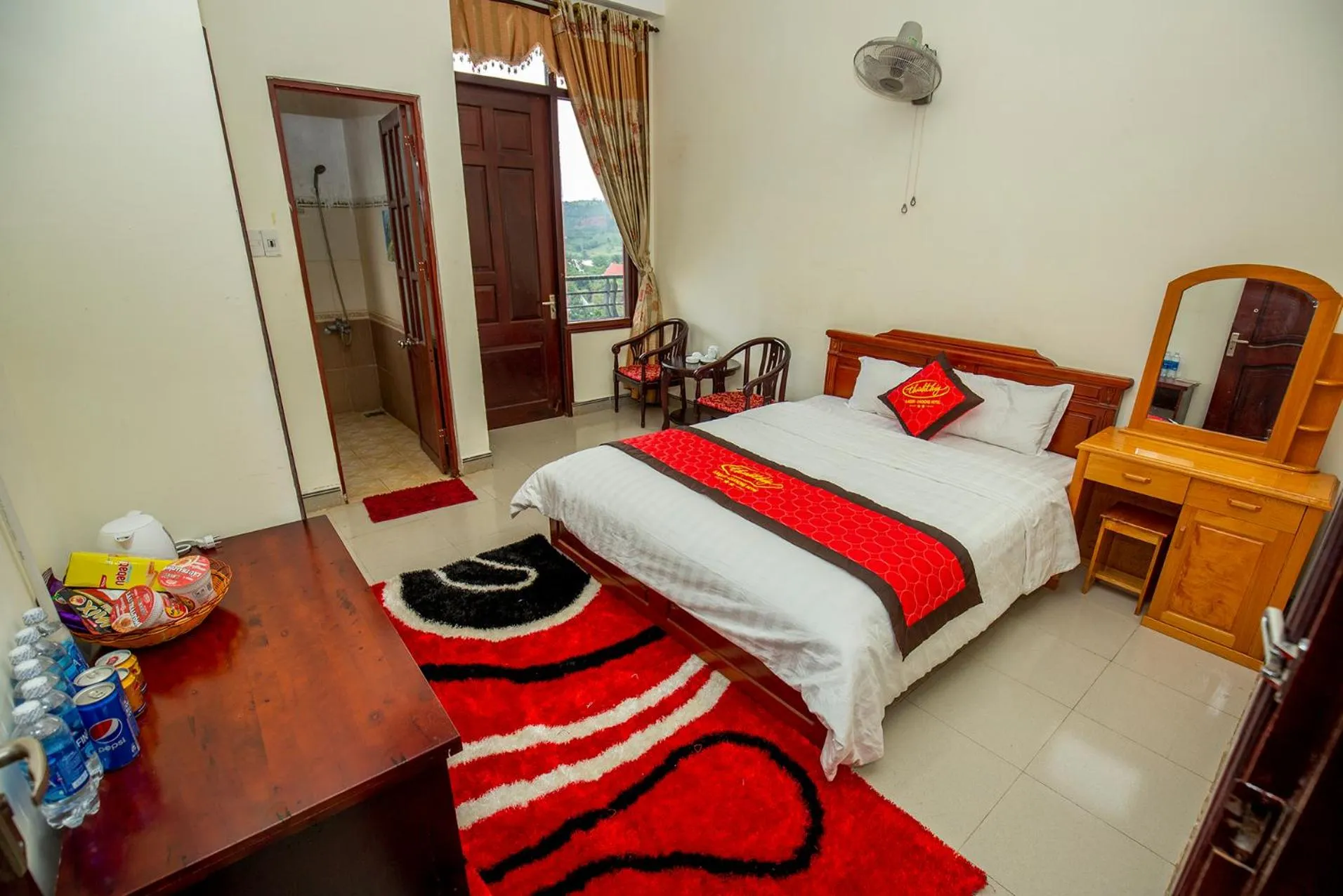 Bed in Sai Gon Dak Nong Hotel