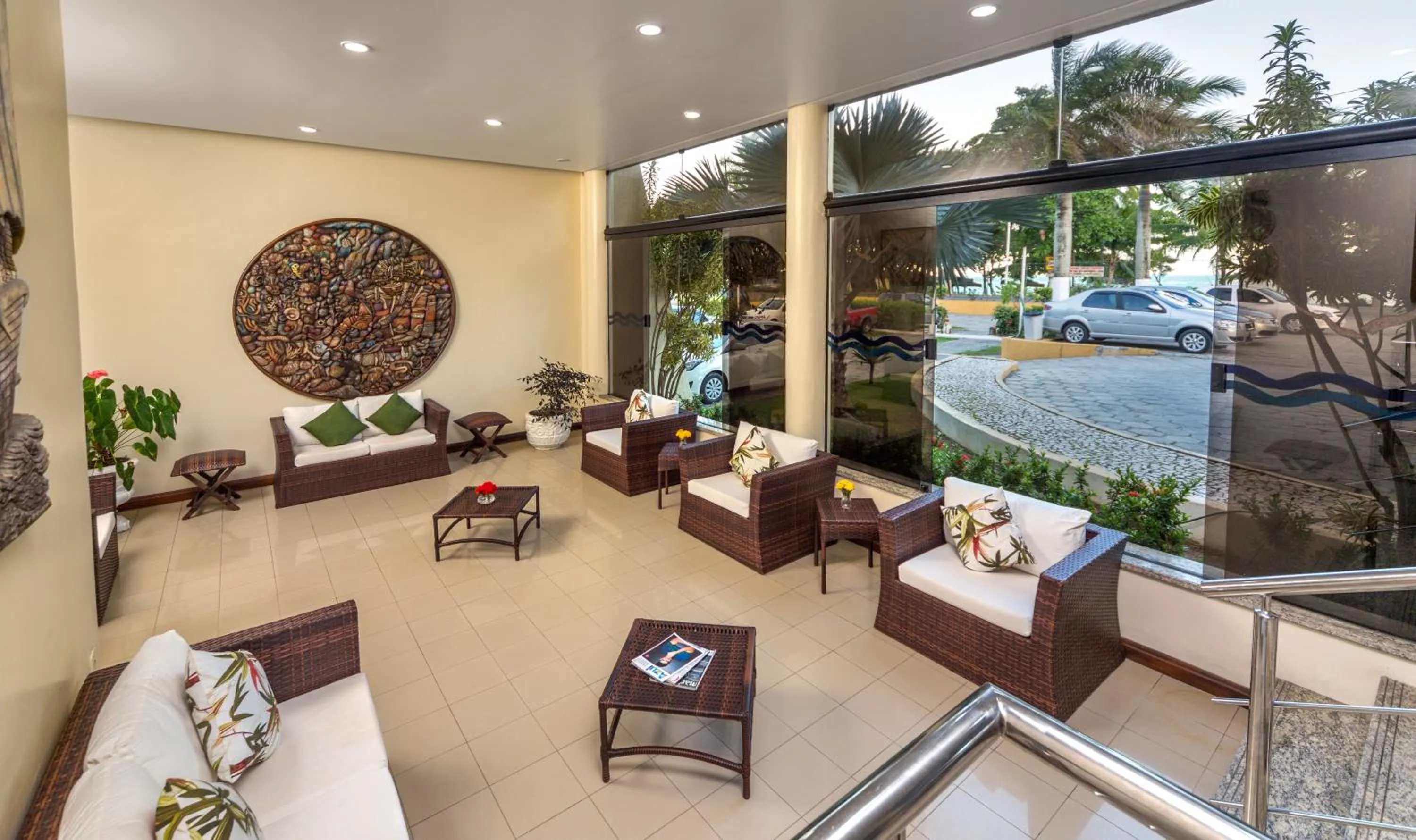 Lobby or reception in Porto Cálem Praia Hotel