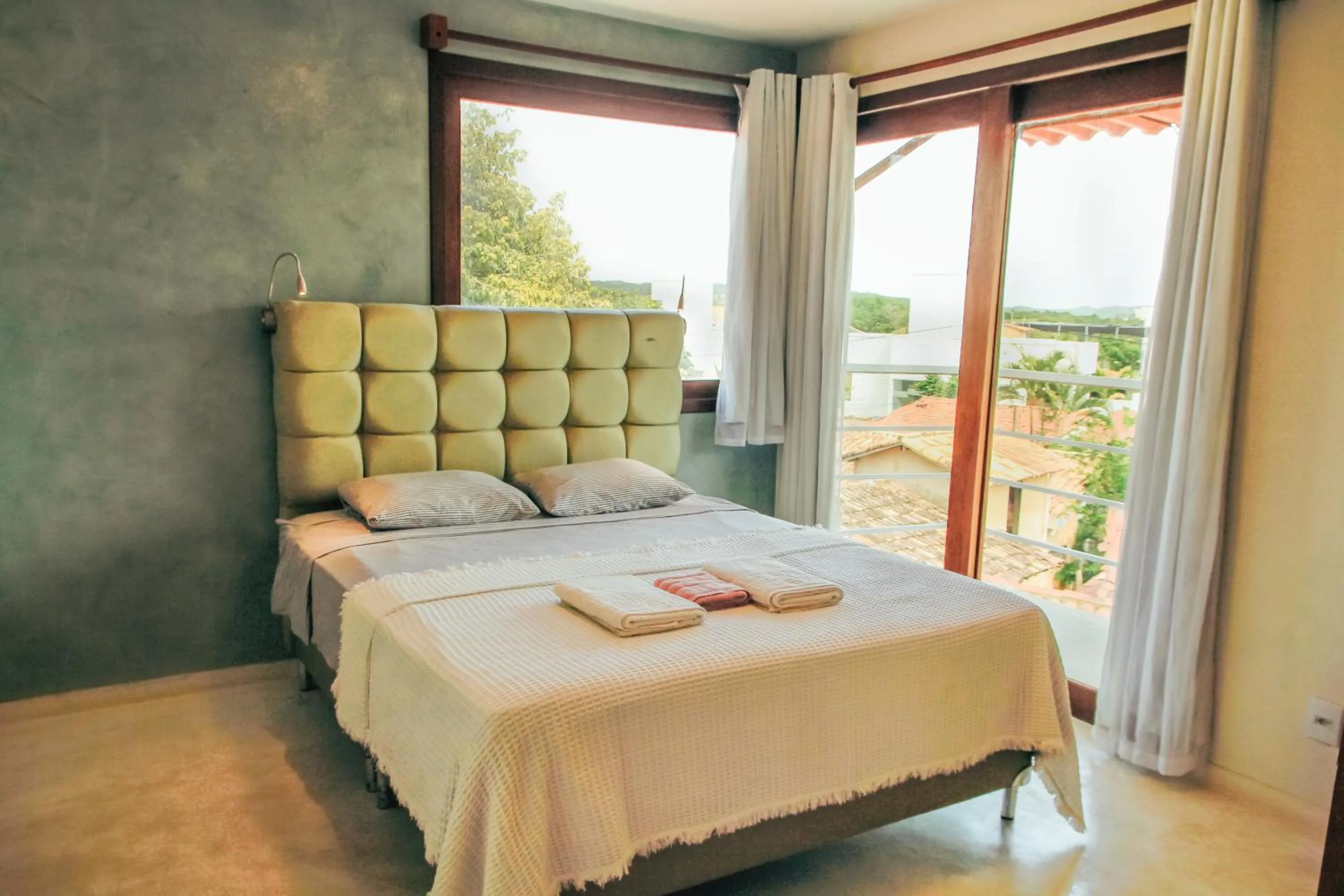 Bed in Pipa Panorama Aparthotel