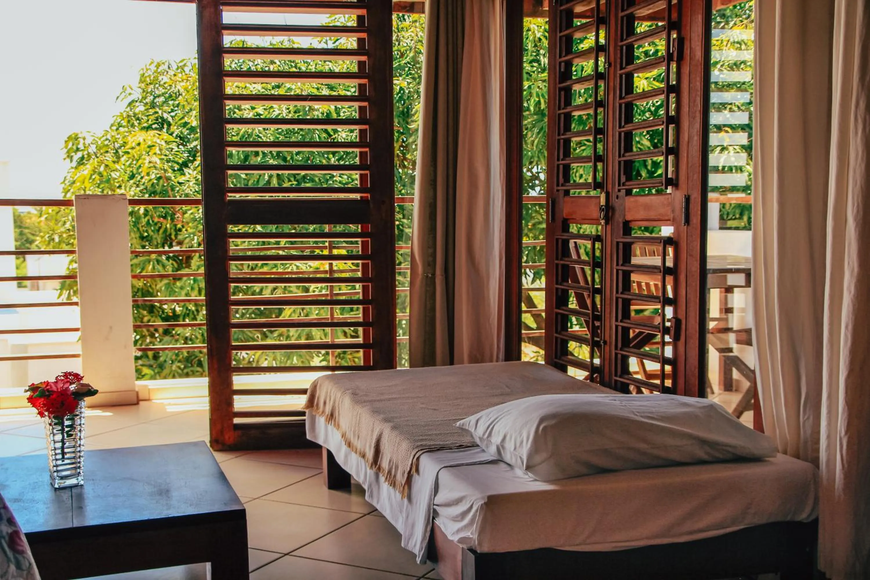 Bed in Pipa Panorama Aparthotel