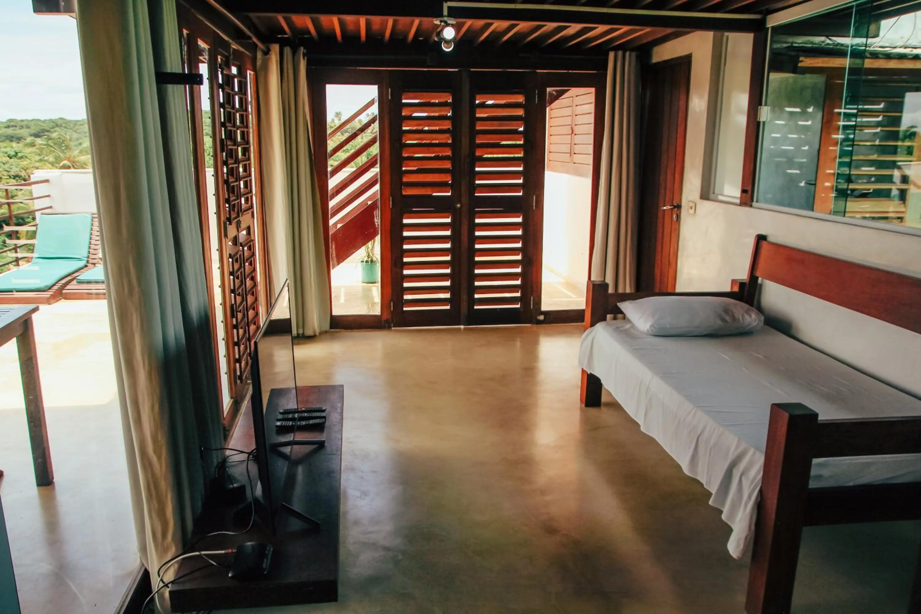 Bed in Pipa Panorama Aparthotel